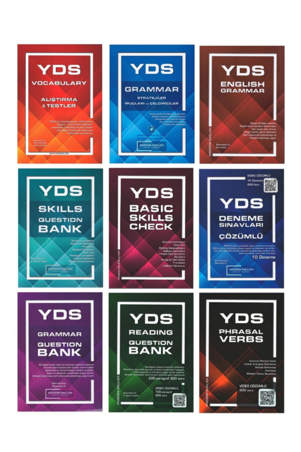 Modern English YDS Full Paket Konu Soru Deneme Kelime ( 9 Kitap )