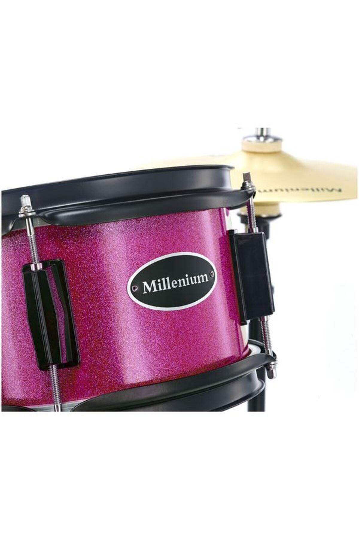 Millenium-Millenium Youngster Drum Set Pink Spkl Kids Drum Set 5