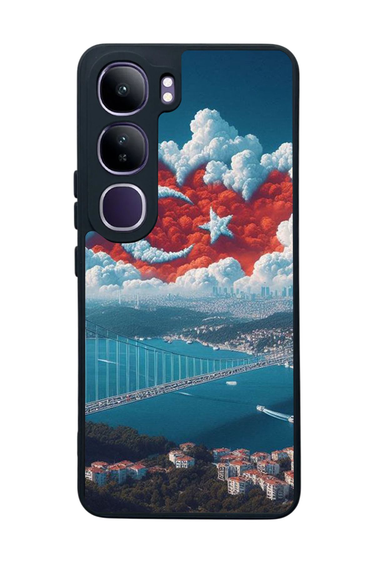 BGAKSESUAR Vivo V40 Lite Uyumlu Mat Siyah Kılıf – Yumuşak Silikon, Koruyucu, Şok Emici Kapak