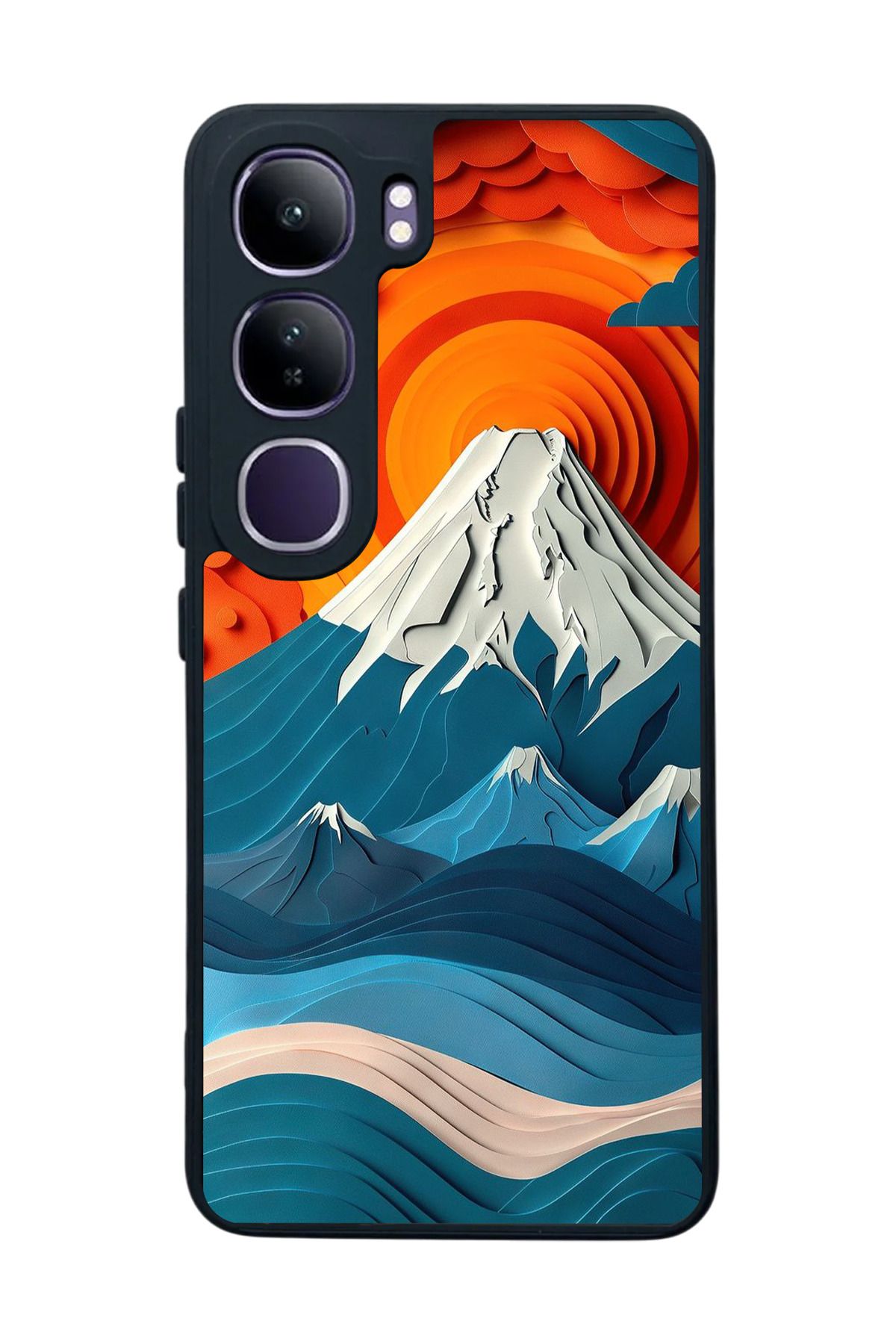 BGAKSESUAR Vivo V40 Lite Uyumlu Mat Siyah Kılıf – Yumuşak Silikon, Koruyucu, Şok Emici Kapak