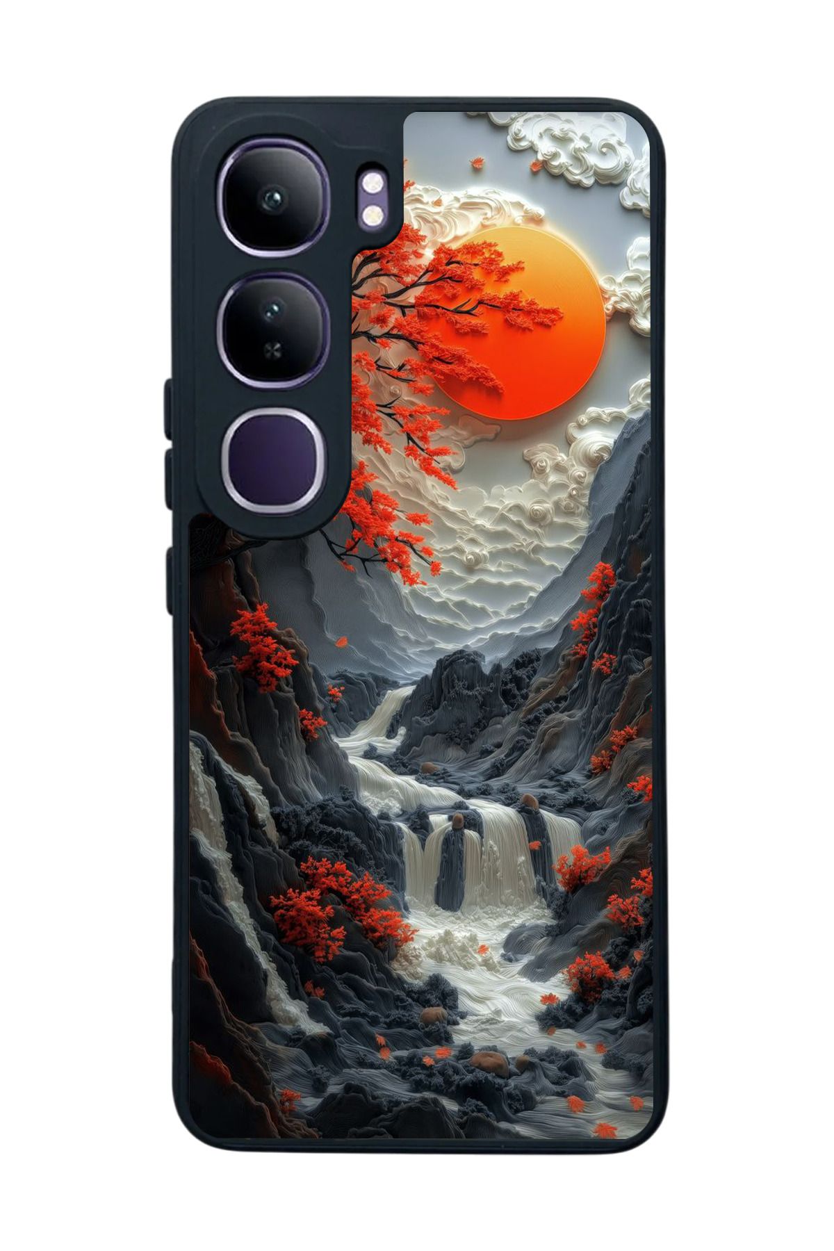 BGAKSESUAR Vivo V40 Lite Uyumlu Mat Siyah Kılıf – Yumuşak Silikon, Koruyucu, Şok Emici Kapak