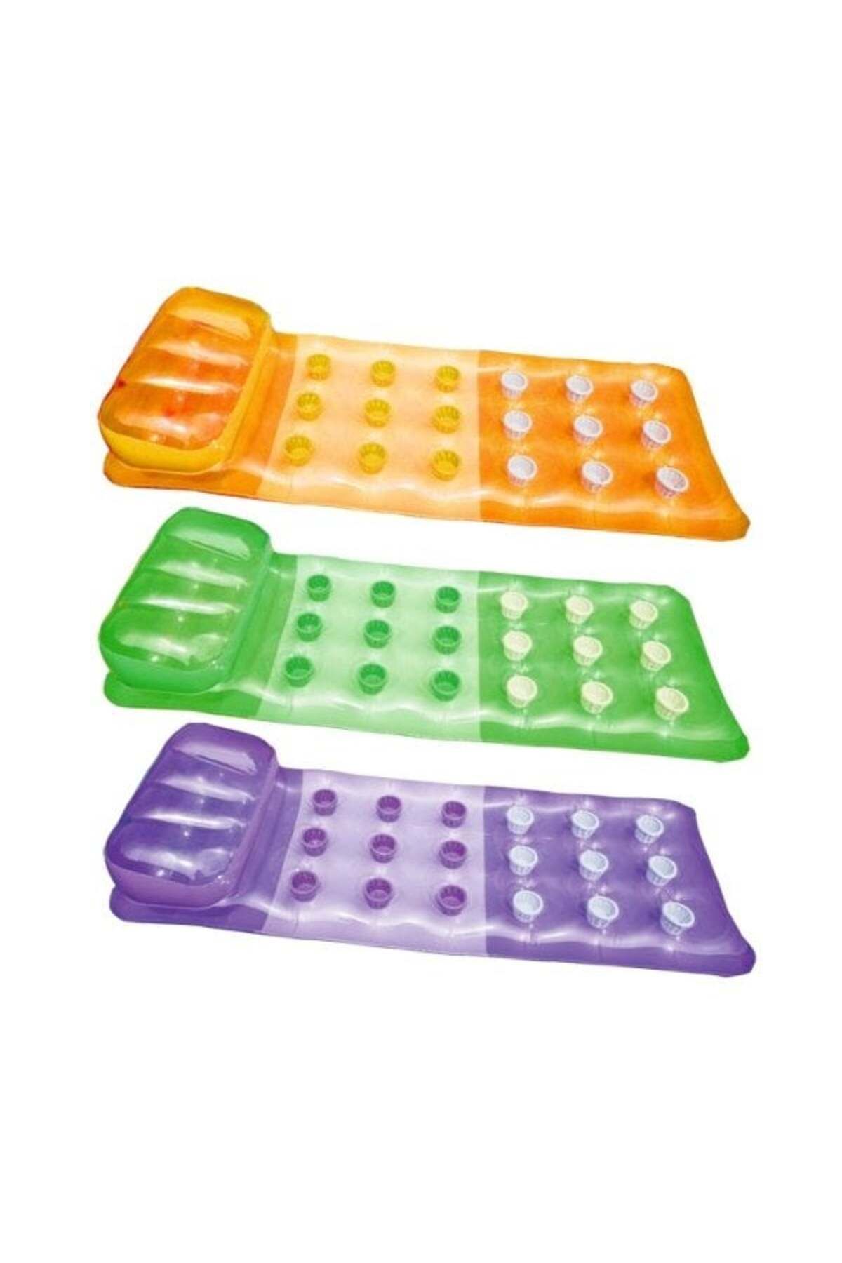 NessiWorld 58890 RENKLİ BARDAKLI YATAK 188X71