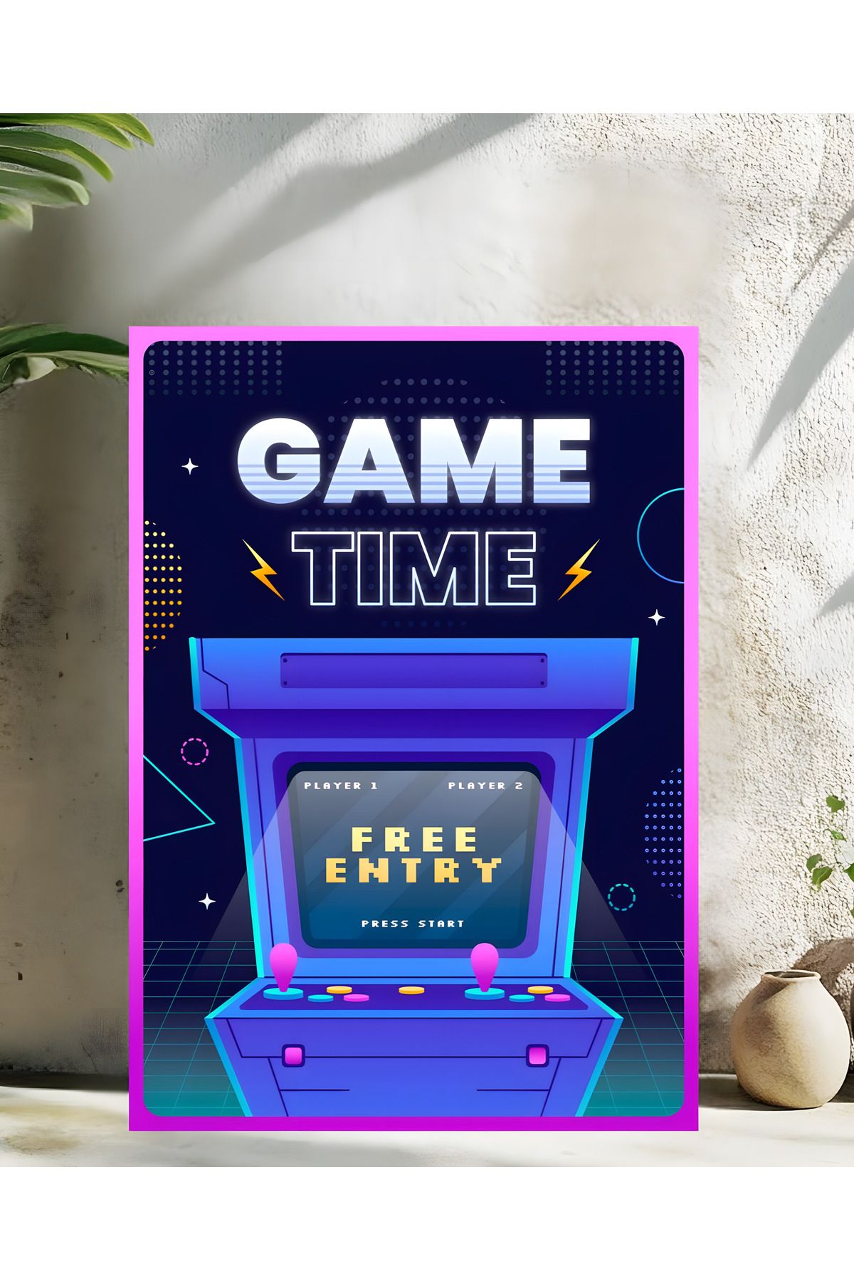 Levhane Gamer Duvar Yazıları – Oyuncu Ruhuna Özel Metal Tablo
