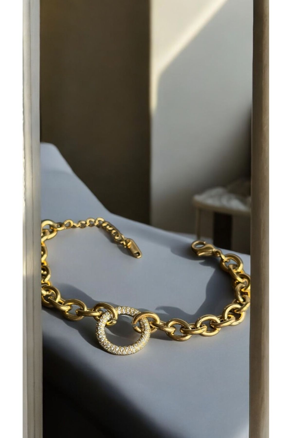İNN JEWELLERY Çelik Bileklik Kararmaz Antialerjik Zincir Figürlü (2 Yıl İthalatçı Garantili)