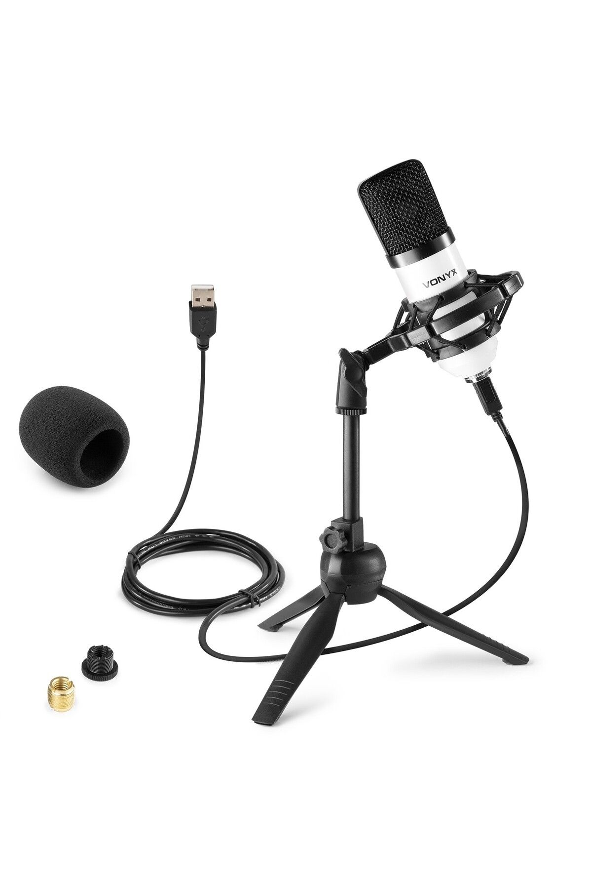 VONYX Set Microfon Usb Vonyx Cm300w - One Size