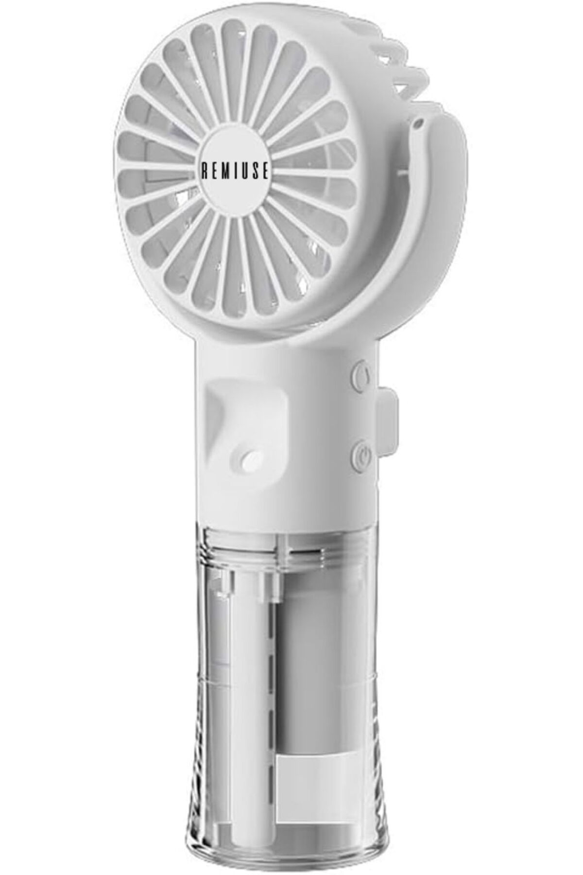 Remiuse Taşınabilir Mini El Fanı Su Püskürtmeli Şarjlı Masaüstü Fan Serinletici Spreyli USB Fan