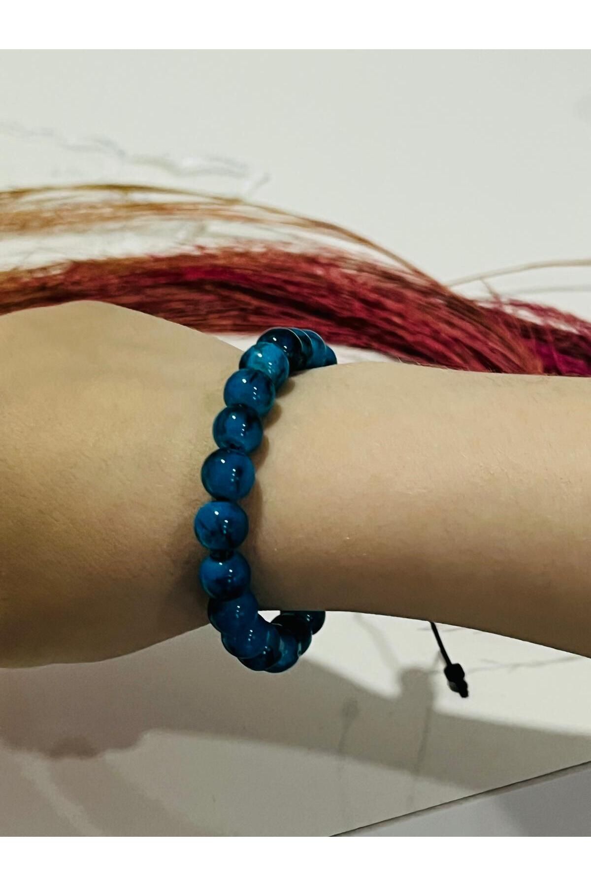 süslühome Doğal taş Hediyelik unisex bileklik her kola uyumlu asansörlü