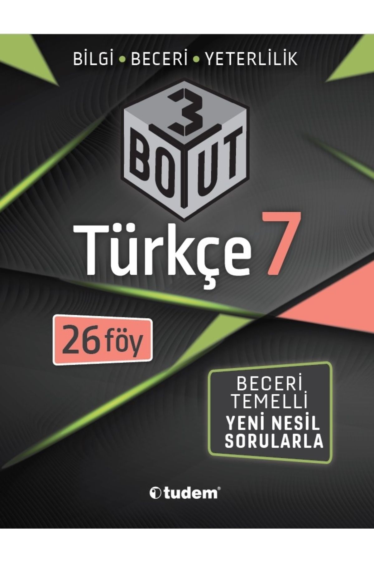 Tudem Yayınları Tudem 7. Sınıf Türkçe 3 Boyut (Yeni)