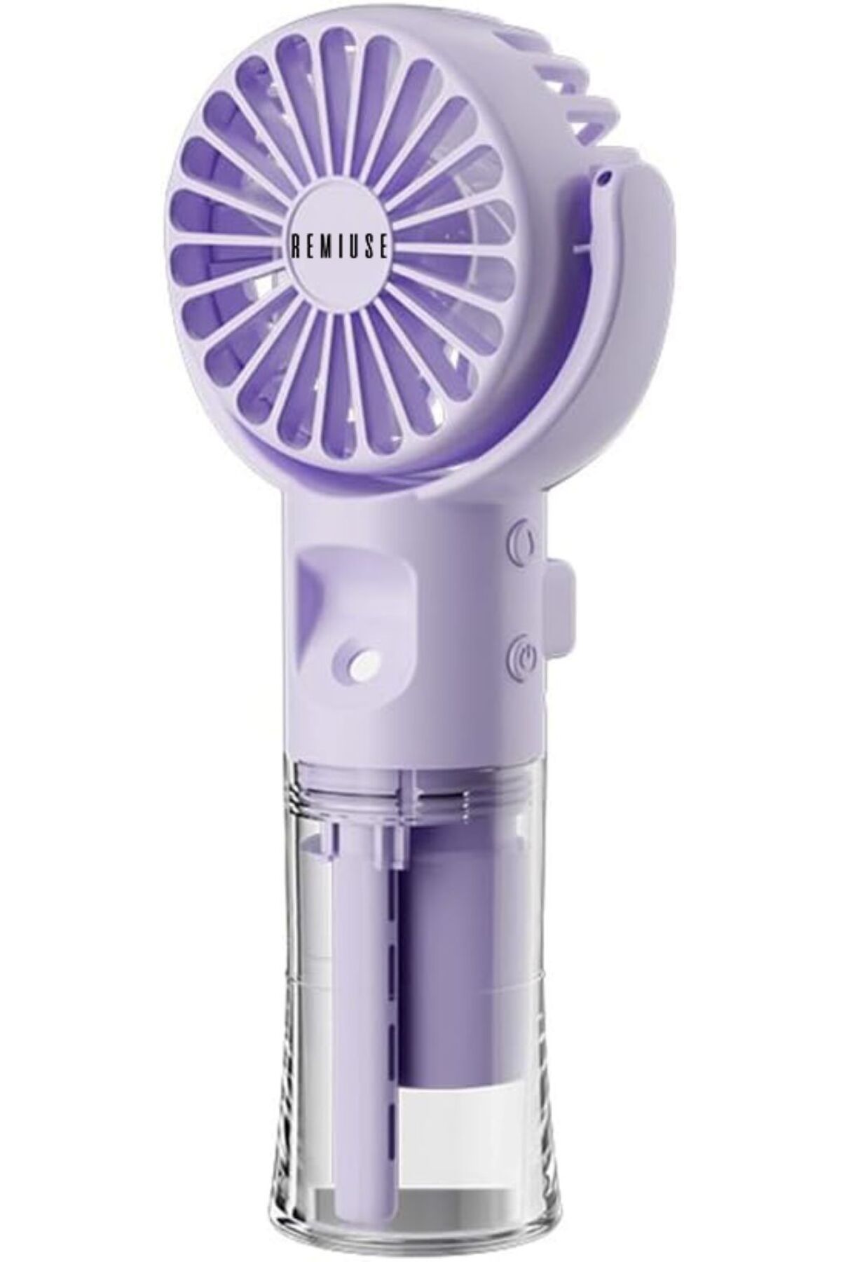 Remiuse Taşınabilir Mini El Fanı Su Püskürtmeli Şarjlı Masaüstü Fan Serinletici Spreyli USB Fan
