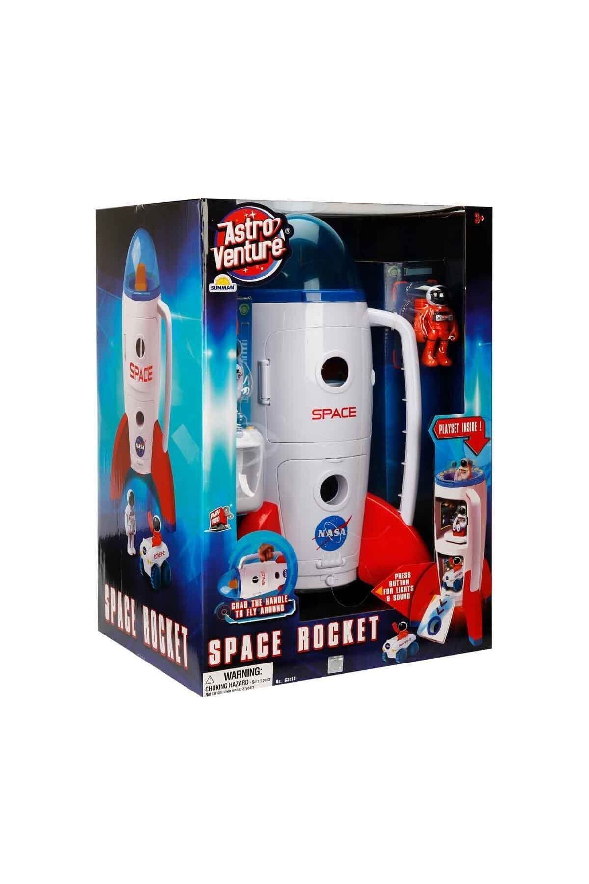 Aymir Ticaret 106114 Astro Venture Sesli Ve Işıklı Uzay Roketi -Sunman