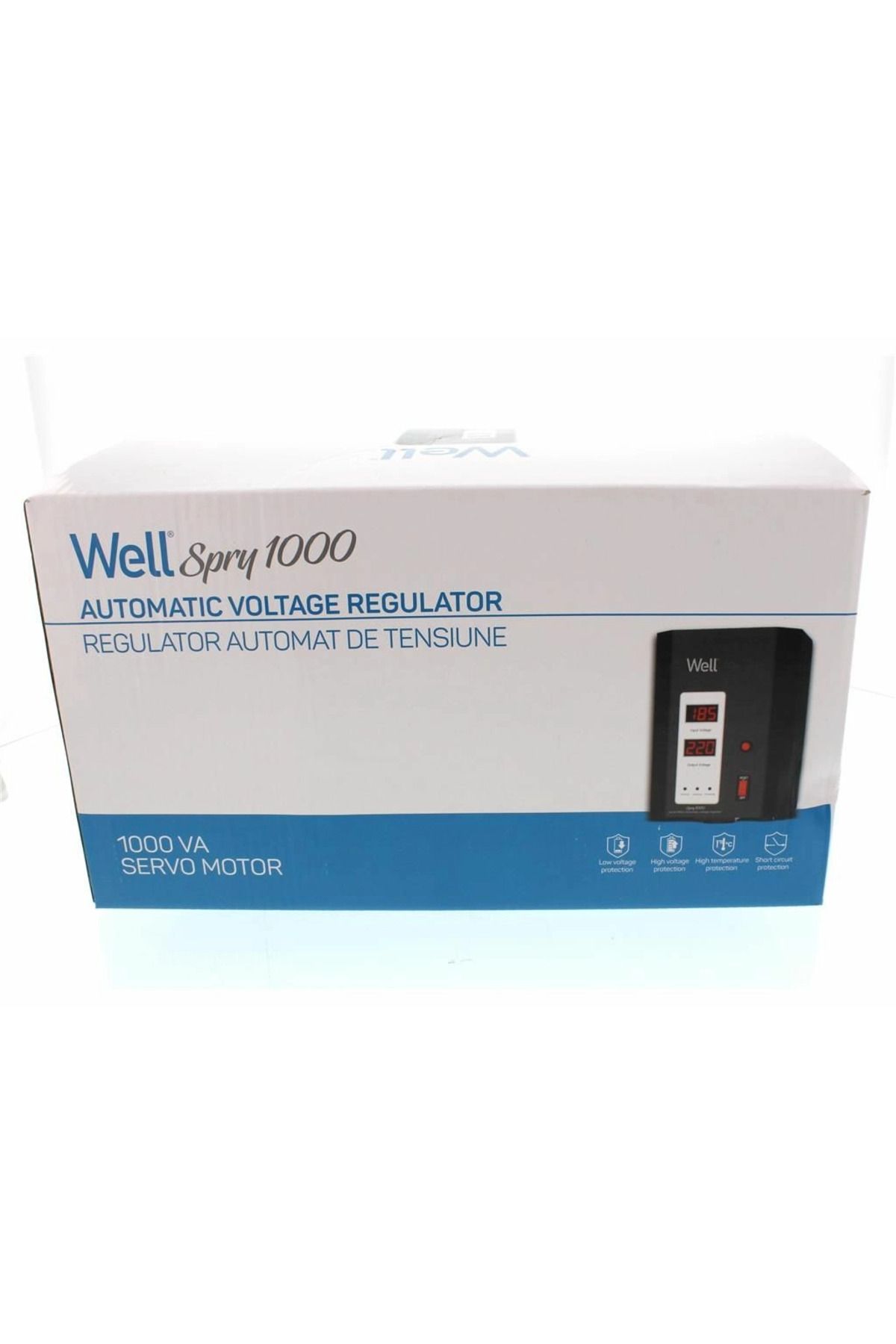 Well-Voltage stabilizer 600W WELL AVR-SRV-SPRY1000BK-WL 3