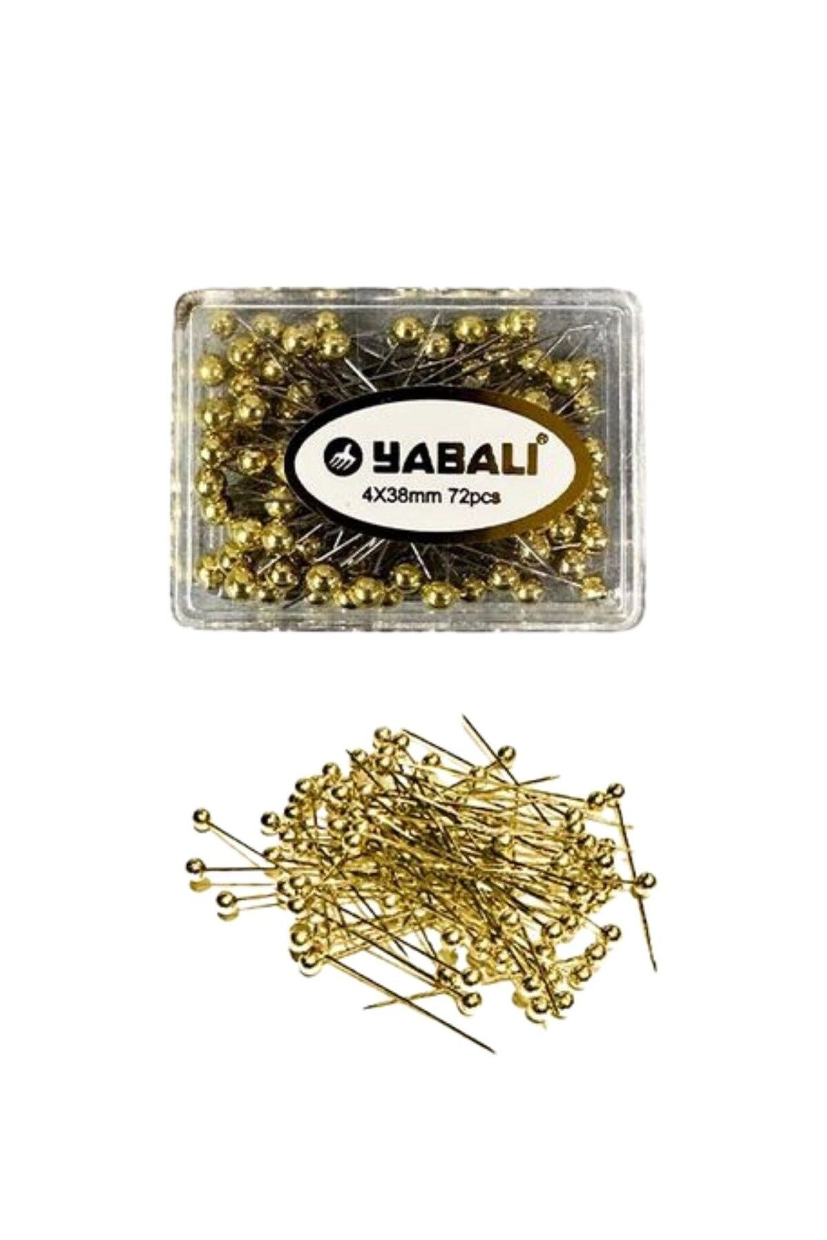 Modafiks Toplu İğne Altın 72'li 4x38 mm