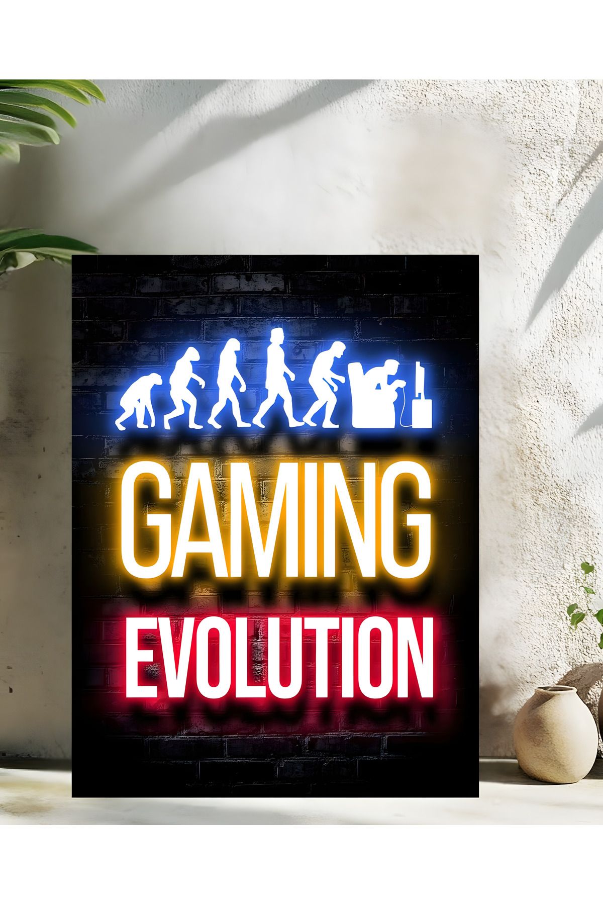 Levhane Gamer Duvar Yazıları – Oyuncu Ruhuna Özel Metal Tablo