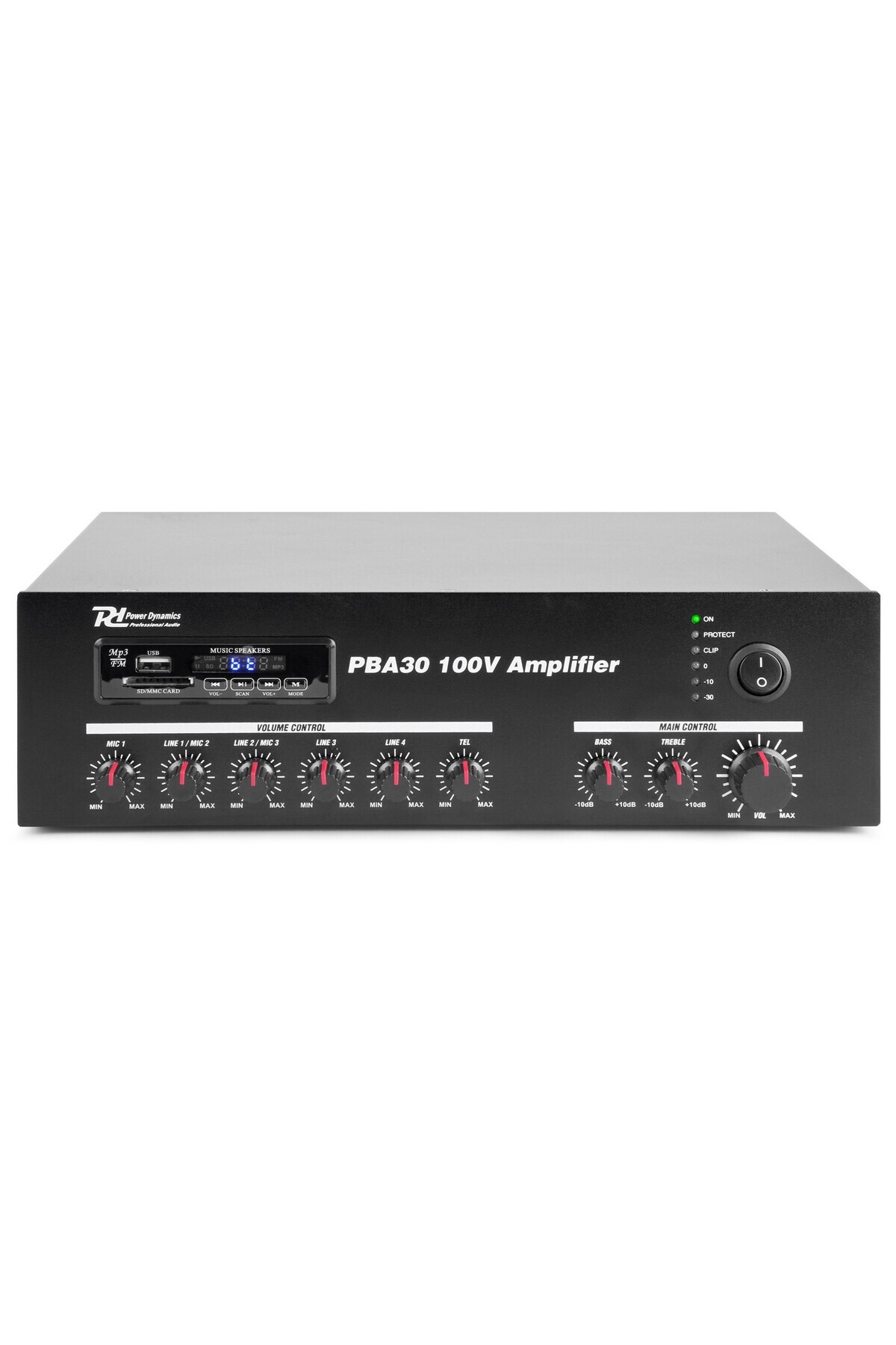 POWER DYNAMICS-Amplifier 100V Power Dynamics PBA30, bluetooth, FM, 30W 3