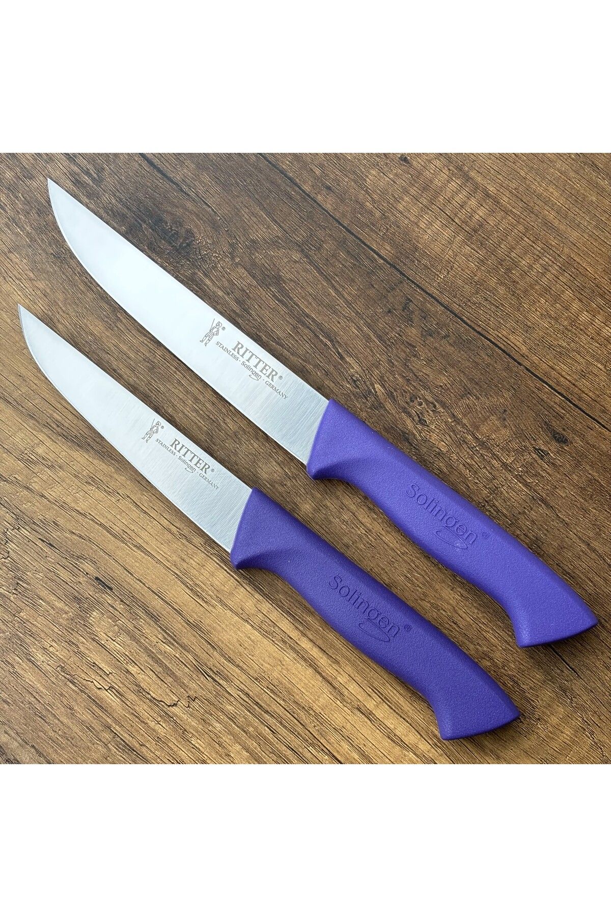 Solingen Rıtter Mutfak Bıçağı Mor 2li ( 13-15 Cm )