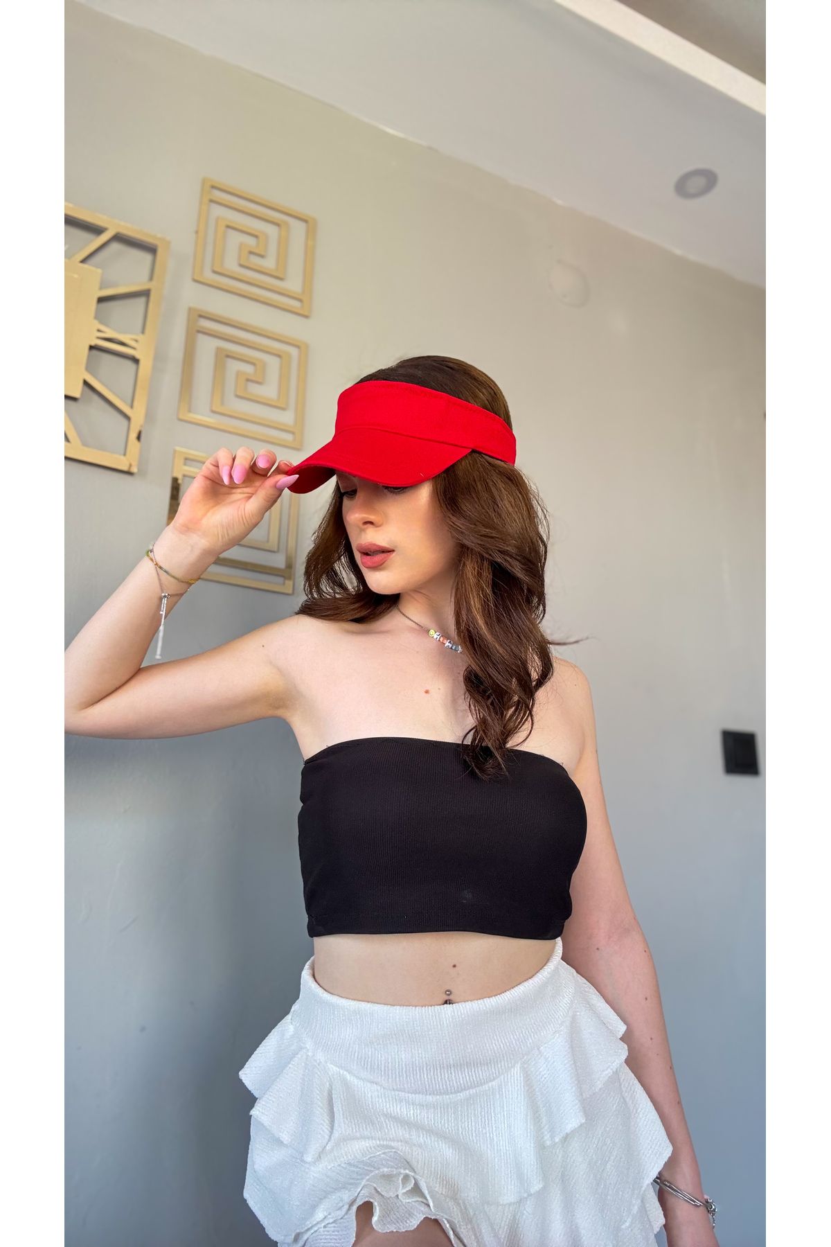 FASİON Uv Koruyuculu Unisex Siperlikli Tenisci Şapka