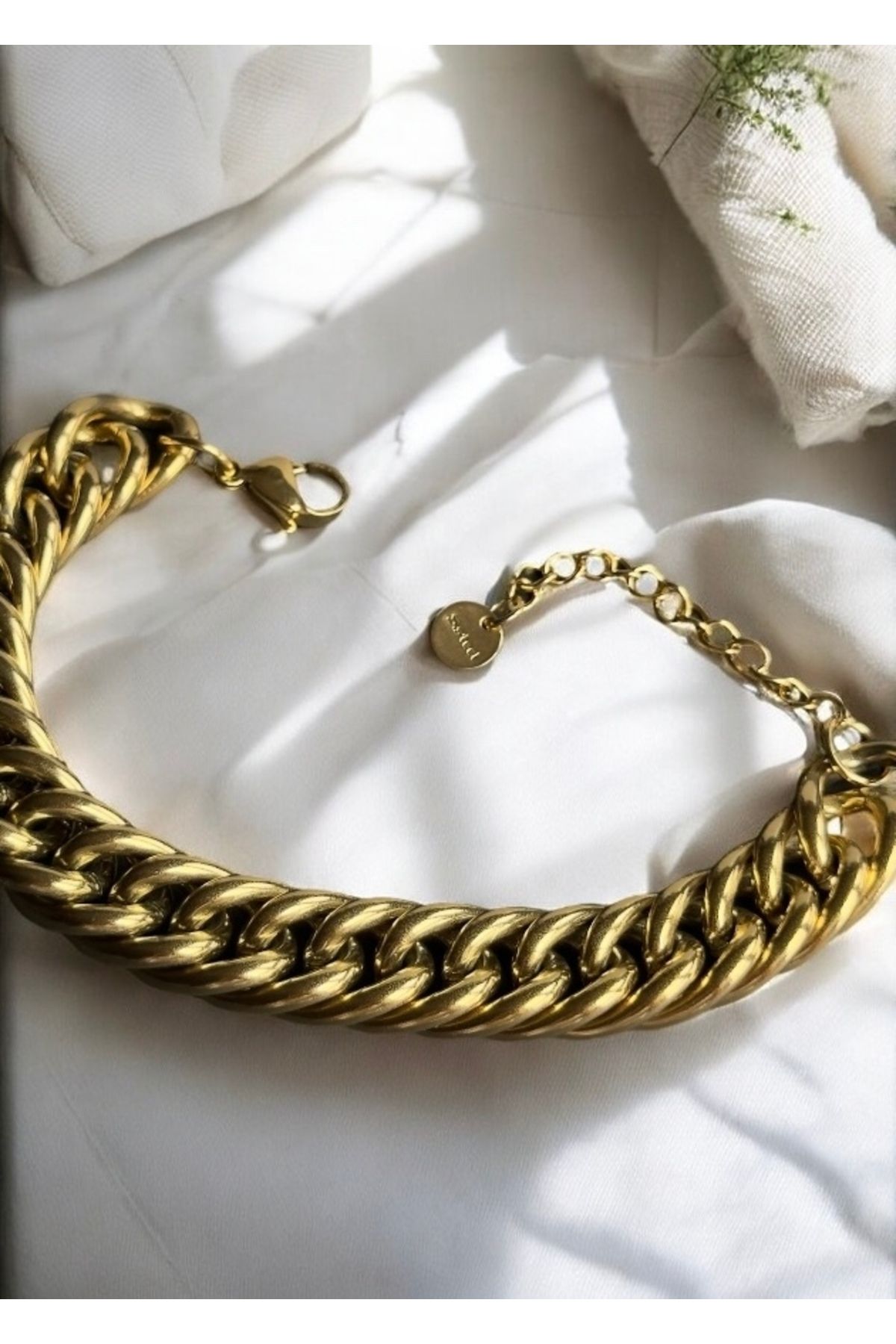 İNN JEWELLERY Çelik Bileklik Kararmaz Antialerjik Zincir Figürlü (2 Yıl İthalatçı Garantili)