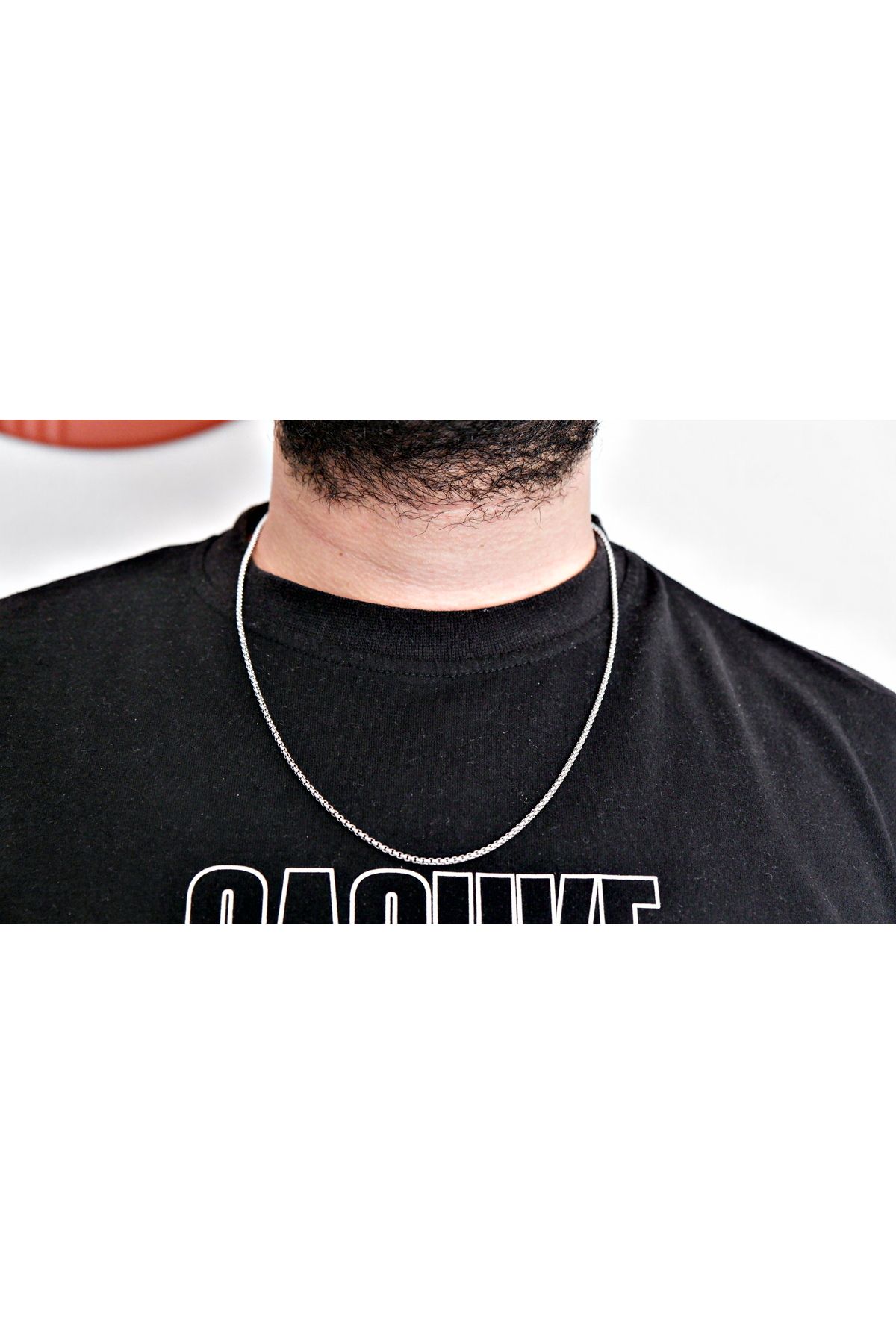 Bal Küpü Jewelry Silver Arnedo Erkek Çelik Kolye