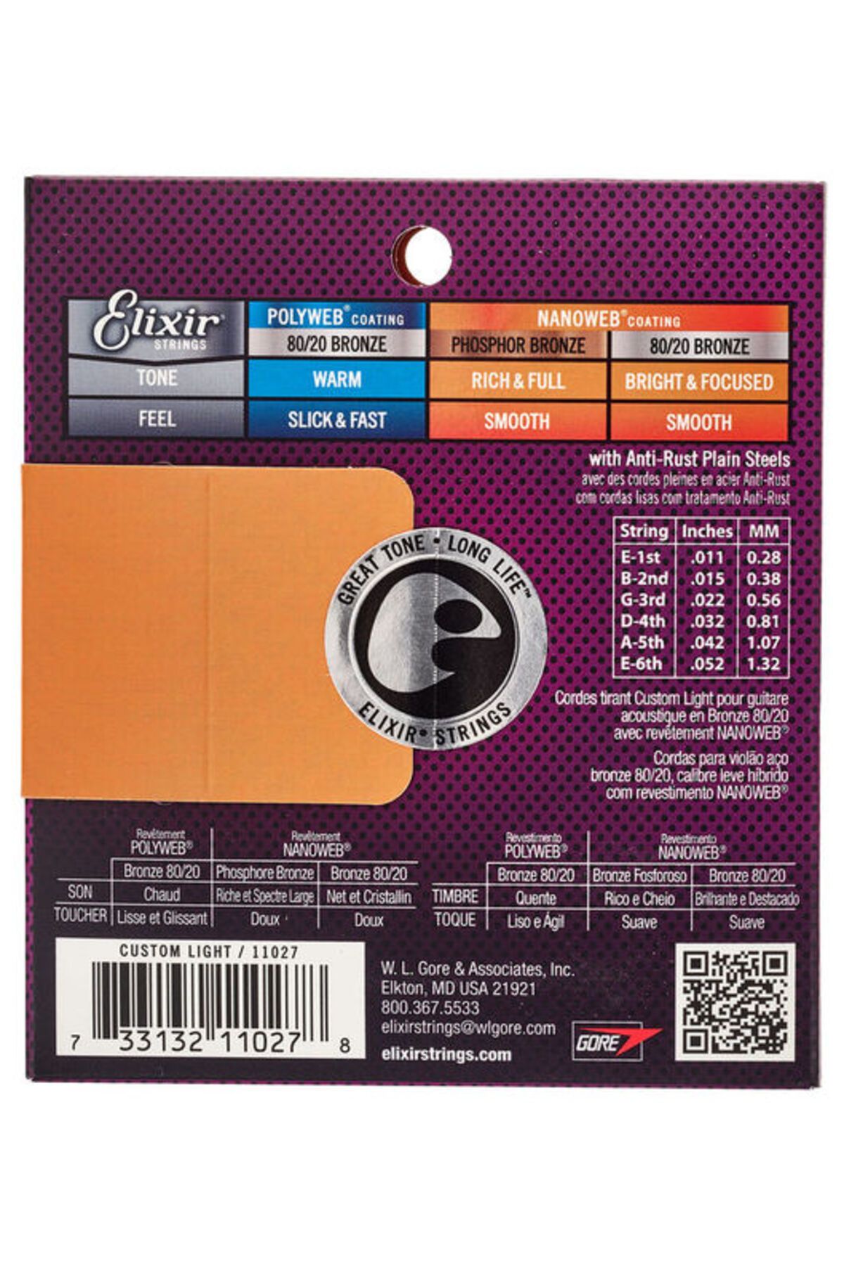 Elixir-Corzi Chitara Acustica Elixir Nanoweb Custom Light 2