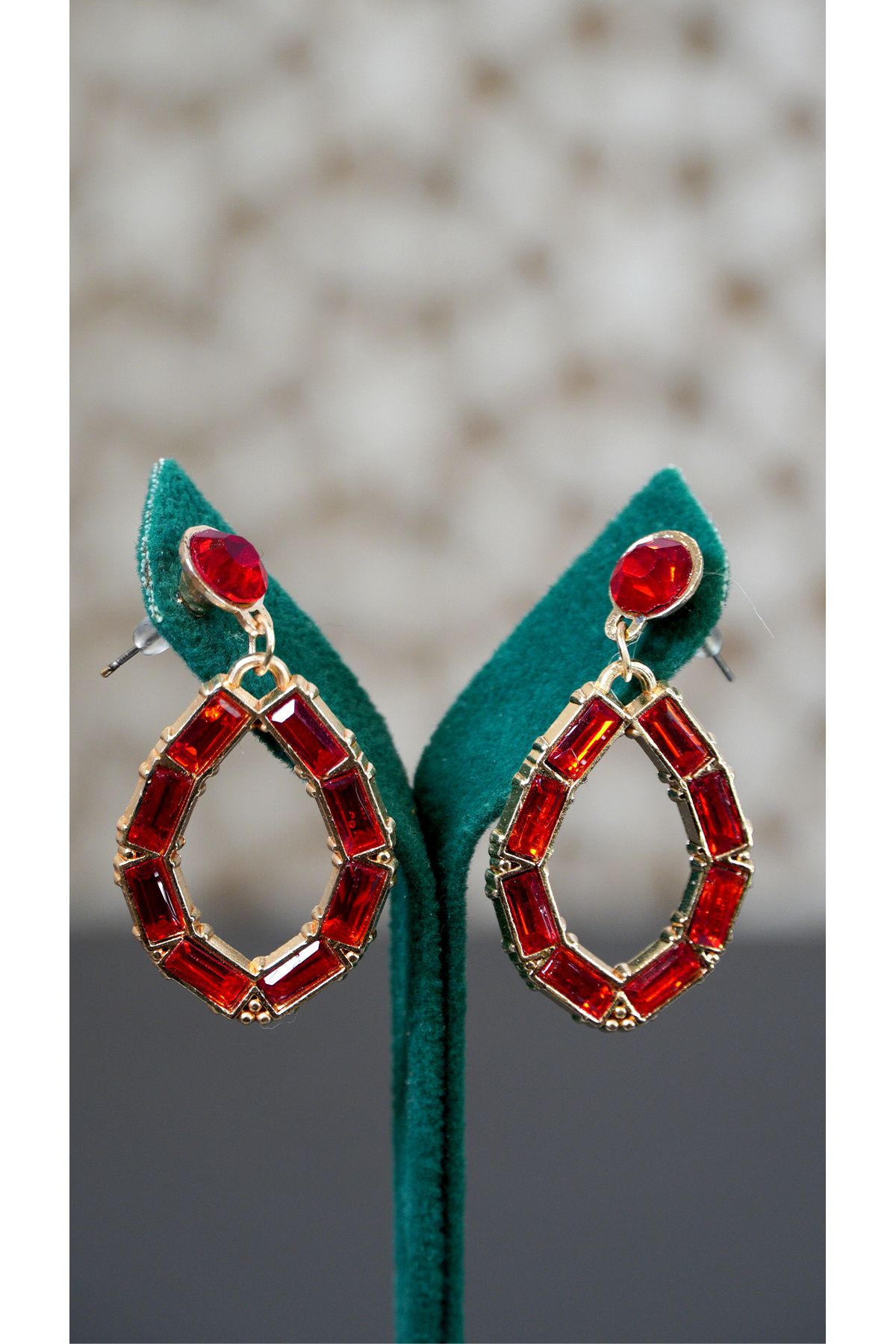 Jewerly Bak butik Aşk Tasarim Zirkon Kadın Küpe