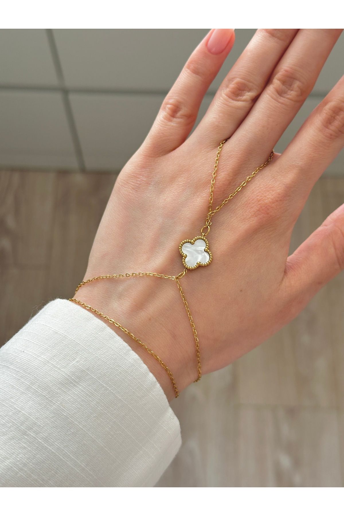 YOUES JEWELRY 316l Çelik Yonca Şahmeran