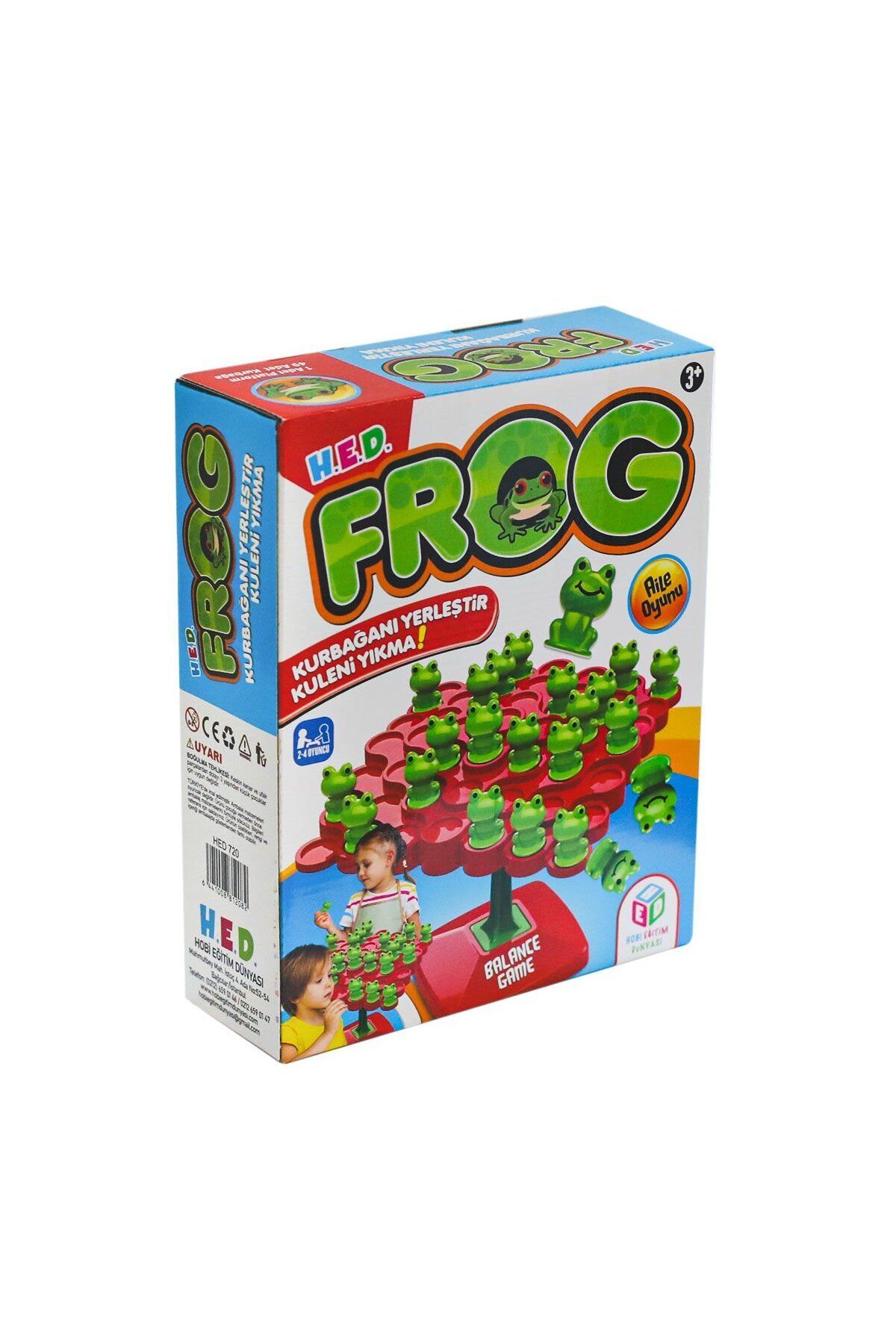 Kachata Hobi Oyuncak İmalat Ve Ticaret Ltd. Şti HED 720 Frog Balance Kutu Oyunu -Hobi Oyuncak