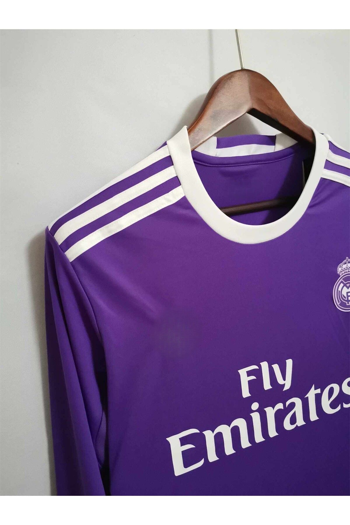 Atlas Global Real Madri'd Mor Uzun Kollu Ronaldo Futbol Forması Yetişkin 2017 Sezon