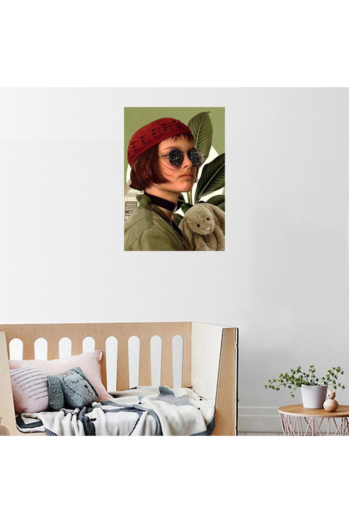 hediyenebak Leon Mathilda Yapışkanlı 21x30 Poster Sticker Etiket