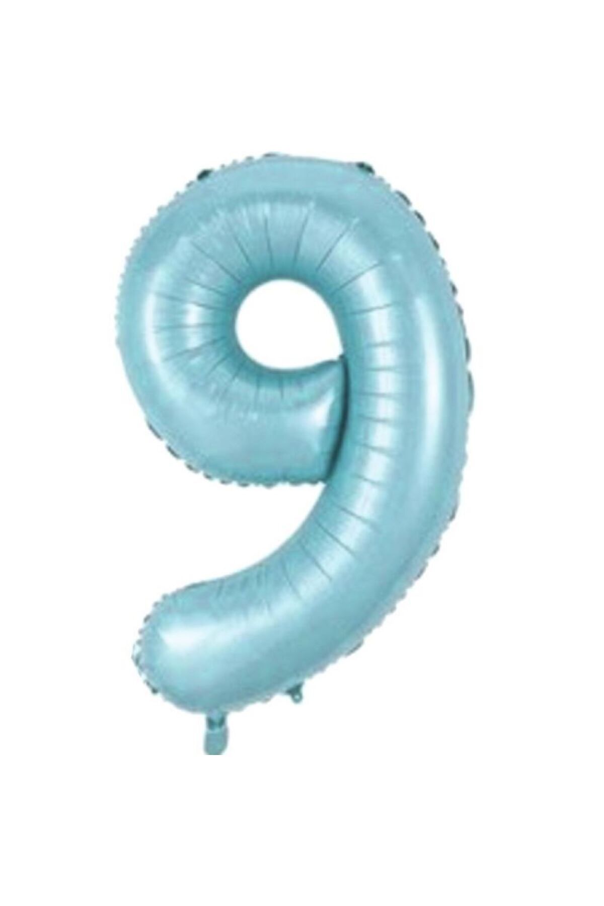Papatya Party Mavi Renk Rakam Folyo Balon 34''76cm