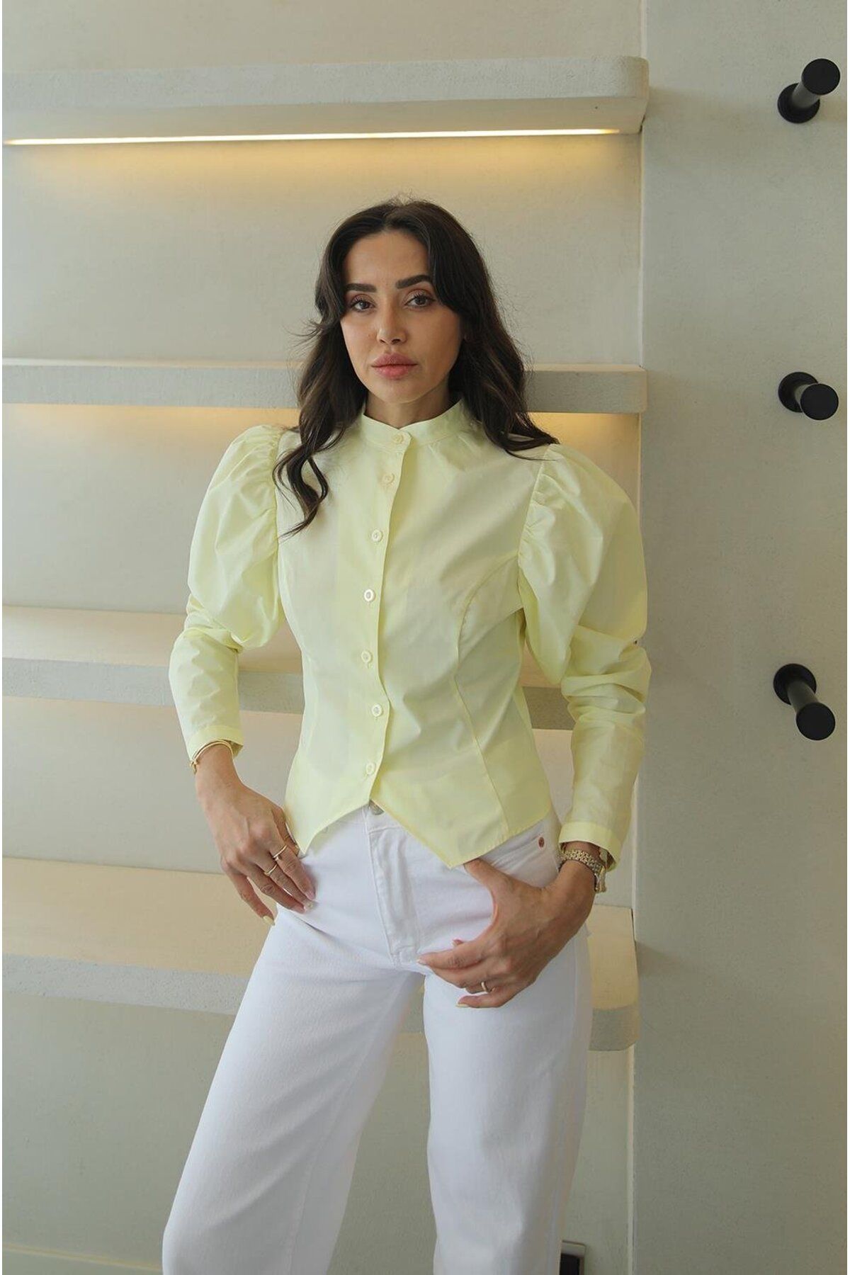 Havoş Açık Sarı Lilyana Gömlek