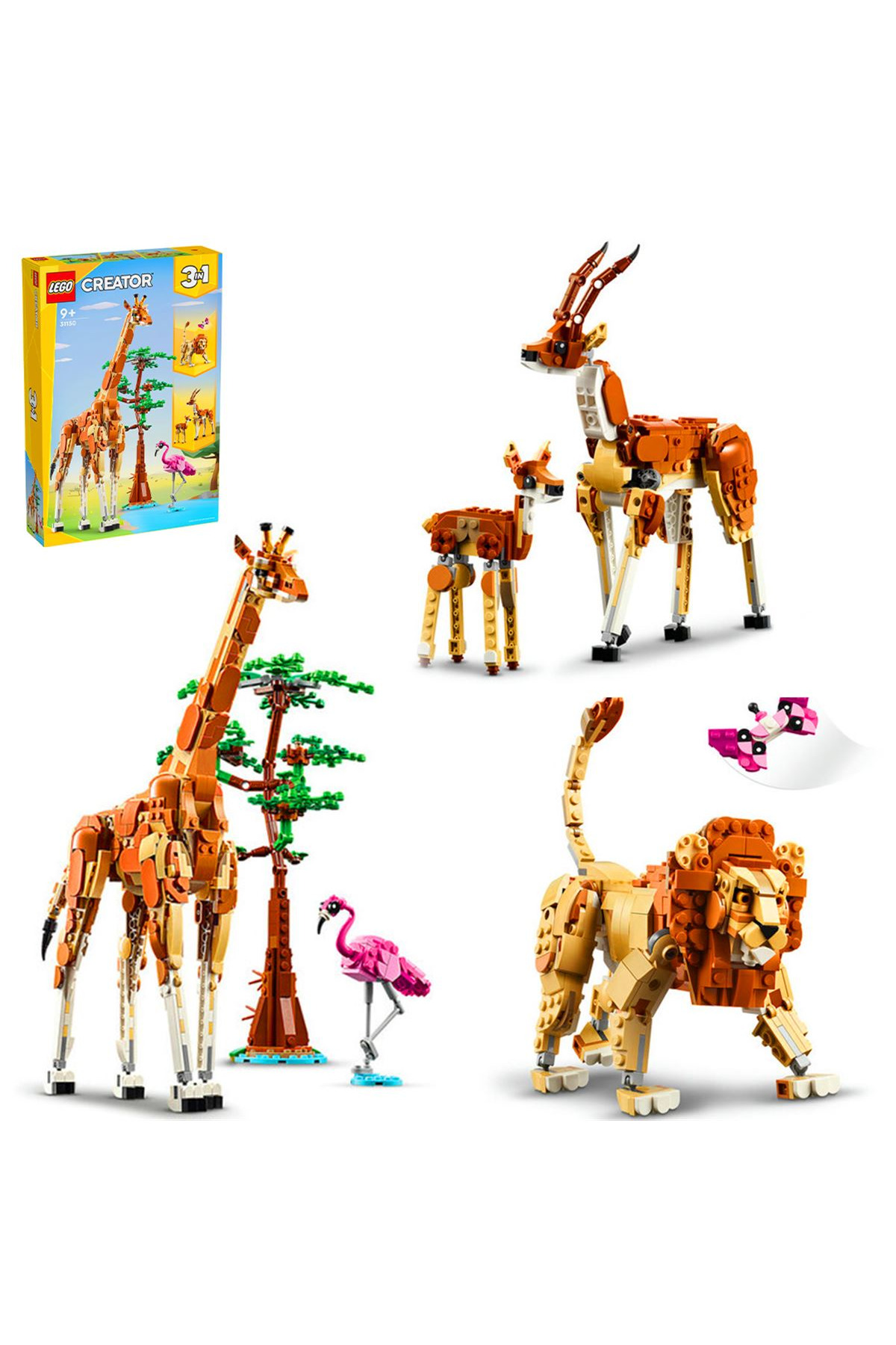 سازنده وایلد سافاری حیوانات ۳ در ۱، ۷۸۰ تکه، ۹ سال به بالا