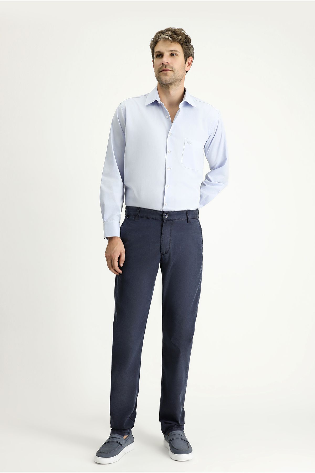 Kiğılı Regular Fit Likralı Kanvas / Chino Pantolon
