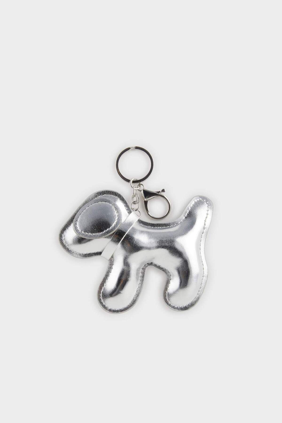 DeFacto Kadın Gümüş Köpekli Charm Anahtarlık E9709AXNS