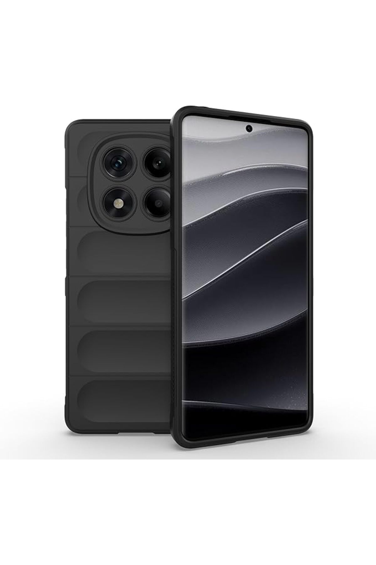 Coolacs Xiaomi Redmi Note 14 Pro 4G Uyumlu Kılıf Esnek Tpu Oyuklu Arka Yüzey Tasarımlı Silikon Kapak