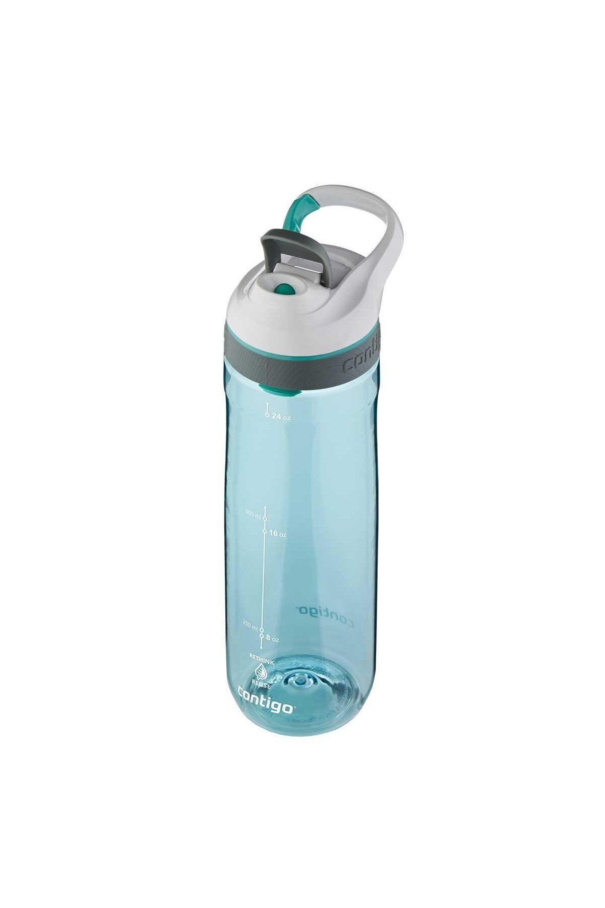 Contigo-Cortland Train Single Handled Bass Inner Lid Water Flask 720ml 2191387 - Grayed Jade 5