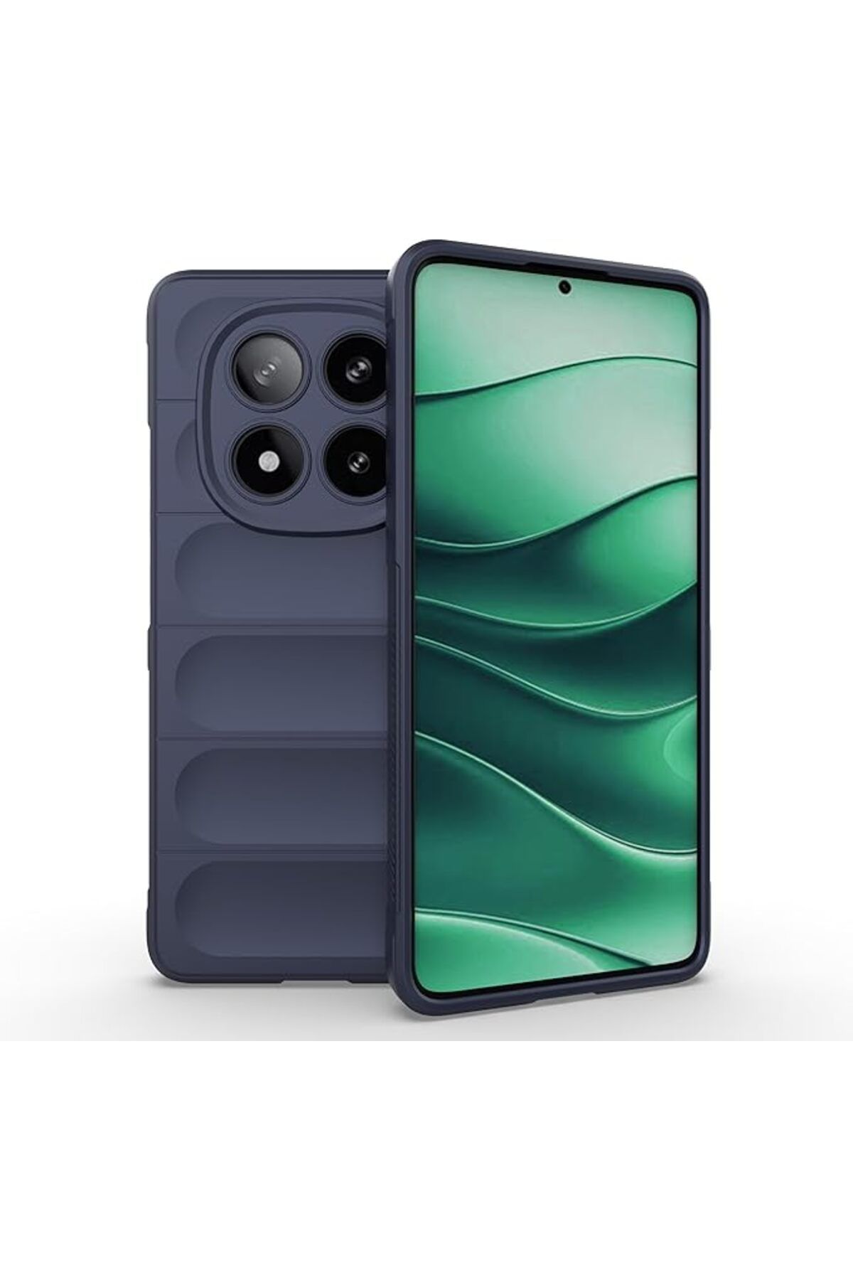 Coolacs Xiaomi Redmi Note 14 Pro 5G Uyumlu Kılıf Esnek Tpu Oyuklu Arka Yüzey Tasarımlı Silikon Kapak