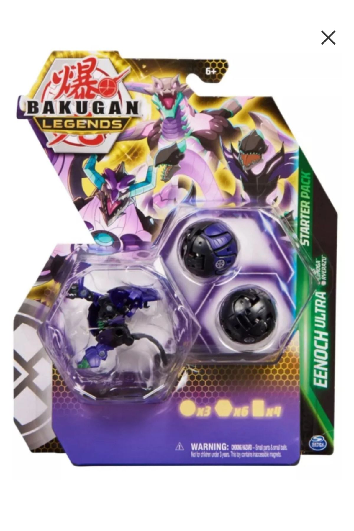 liss çarşı Bakugan Legends Starter 3 lü Eenoch Ultra ile Cimoga ve Ryerazu %100 Orj.