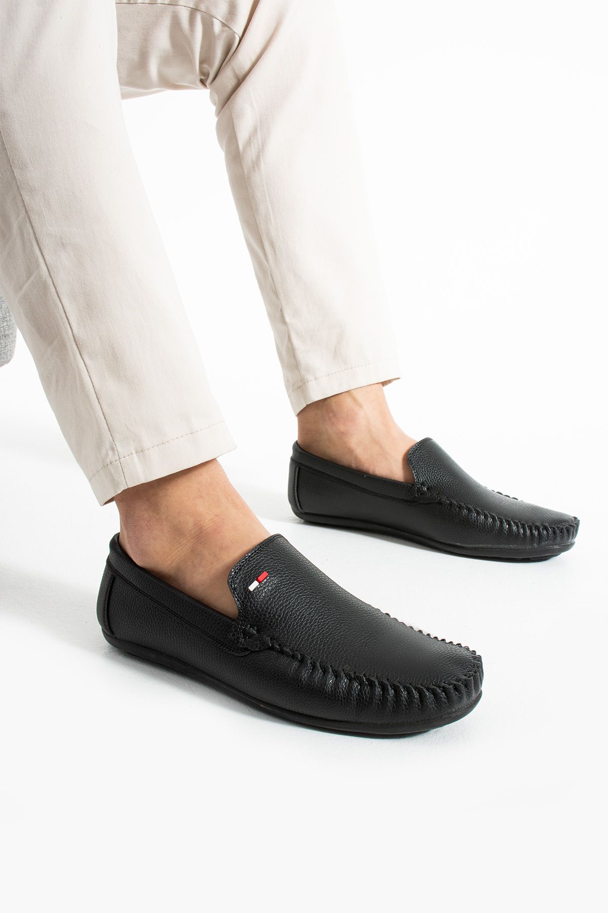 KAOF SHOES Erkek Siyah Klasik Ayakkabı Erkek Loafer Ayakkabı Casual Ayakkabı Erkek Günlük Ayakkabı