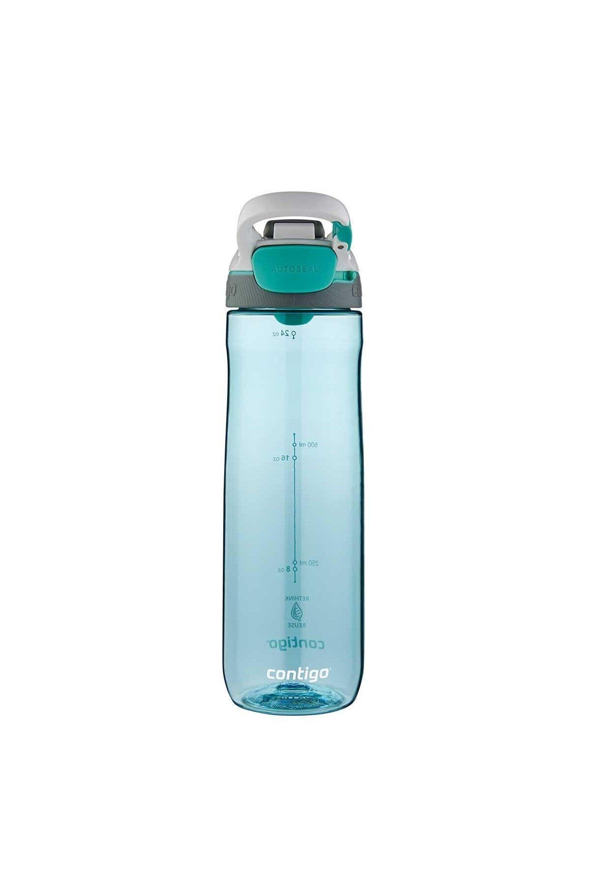 Contigo-Cortland Train Single Handled Bass Inner Lid Water Flask 720ml 2191387 - Grayed Jade 3