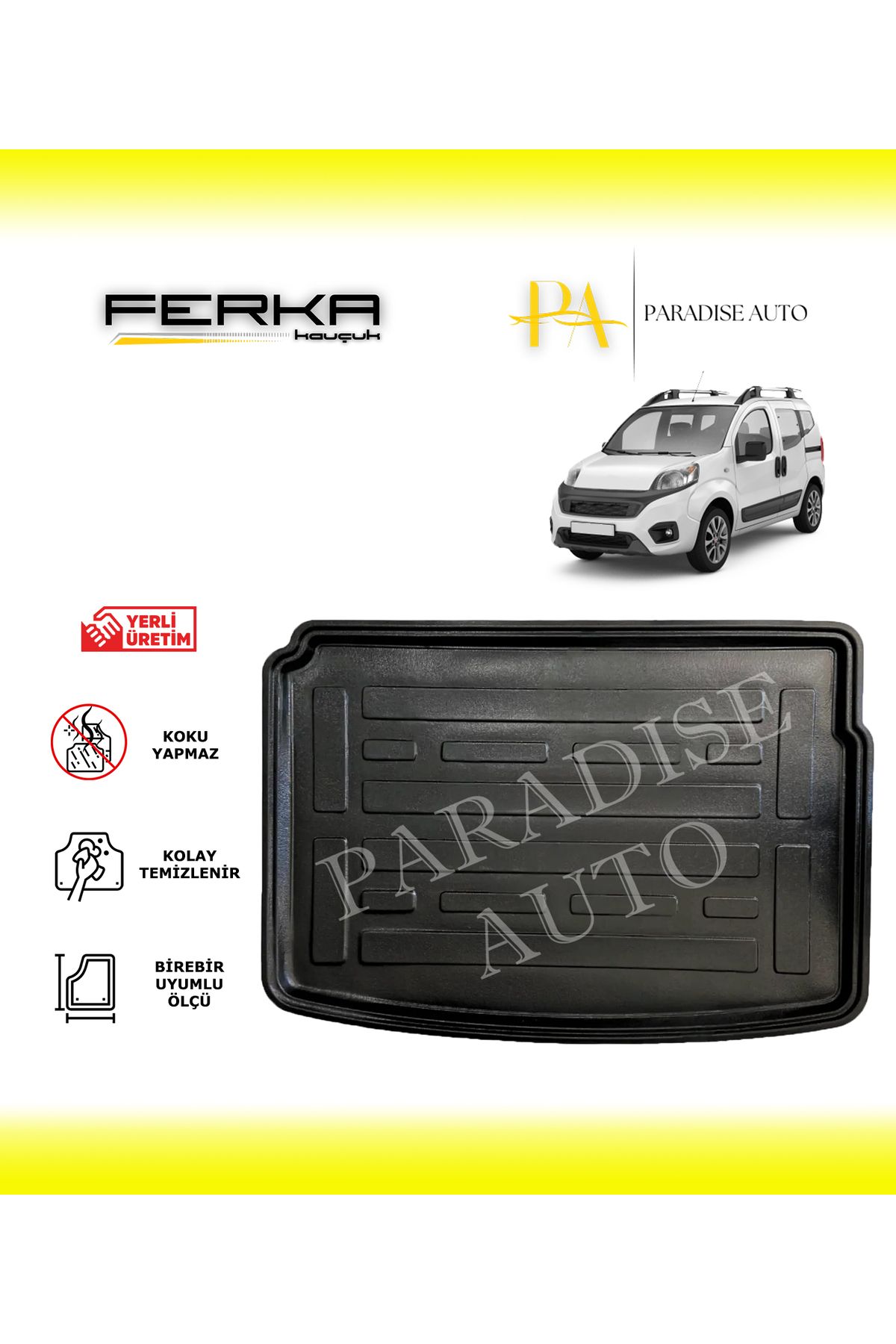 Paradise Auto Fiat Fiorino 2008 ve Üstü Bagaj Havuzu