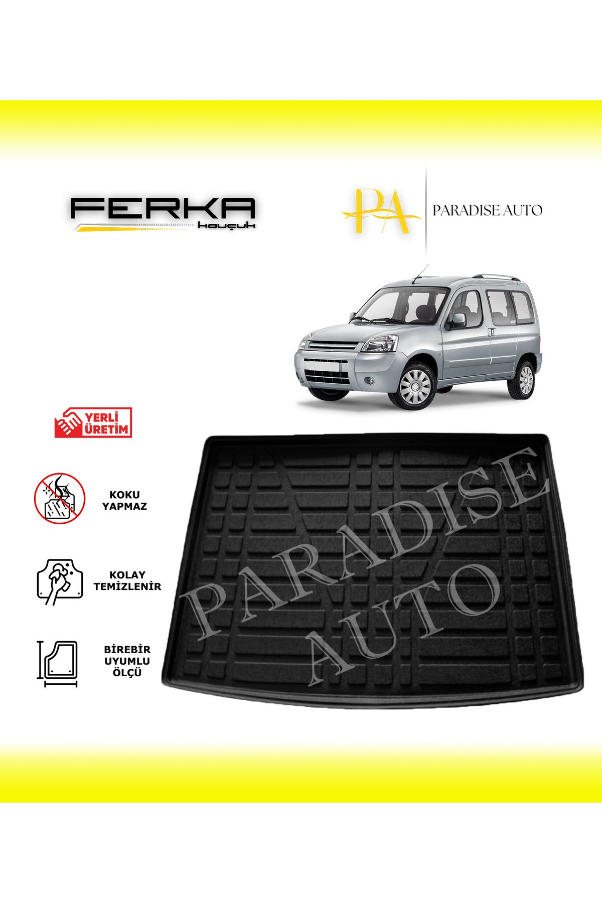 Paradise Auto Citroen Berlingo 1998-2008 Bagaj Havuzu