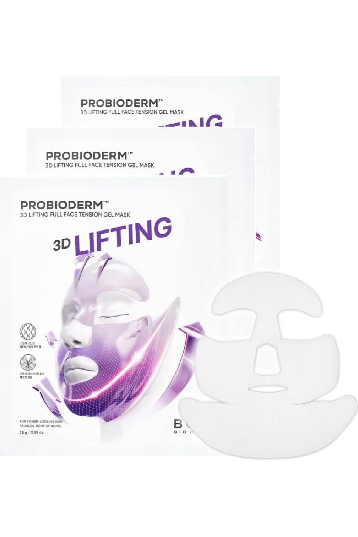 Uçan Fil Probioderm Kore 3d Lifting Full Face Tension Gel Mask ( Botoks Etkili Yüz Gerdirici Kolajen Maske )