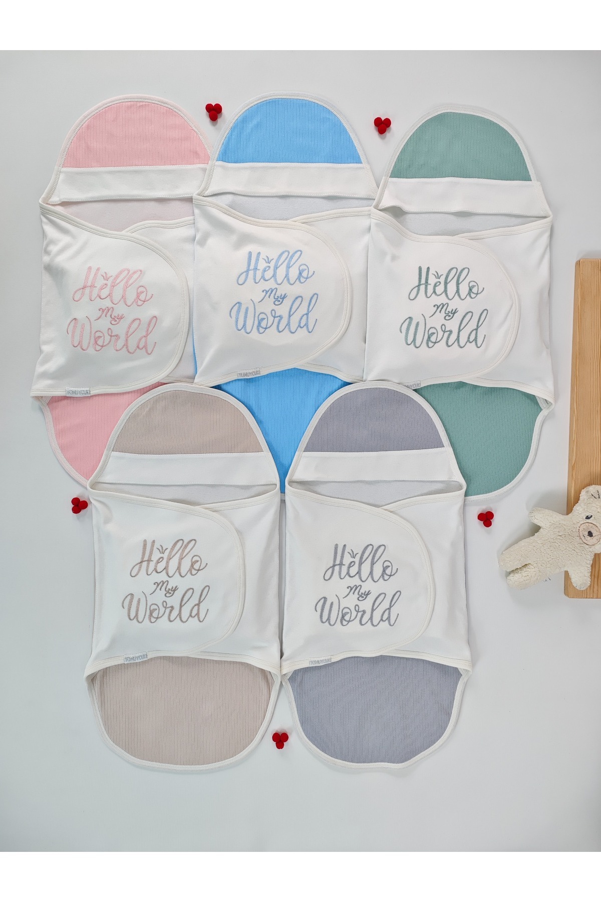 Tomuycuk Yeşil %100 Pamuklu Bebek Kundak Battaniyesi | Uyku Tulumu – Kız/Erkek 0-9 Ay | Ortopedik fotoğrafı 7 (önizleme)