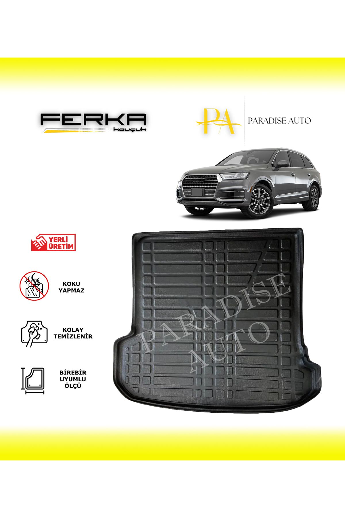 Paradise Auto Audi Q7 2015 ve Üstü Bagaj Havuzu