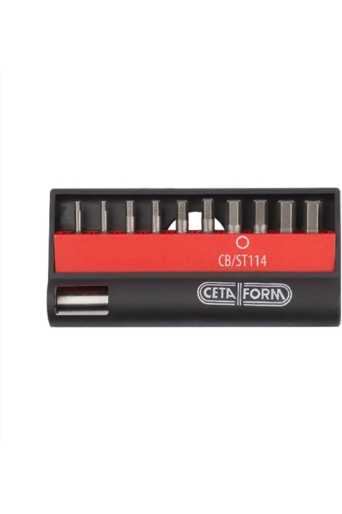 CETA FORM CB/ST114 11 Parça Allen Bits Uç Takımı - 1/4'' Bits Tutucu ile