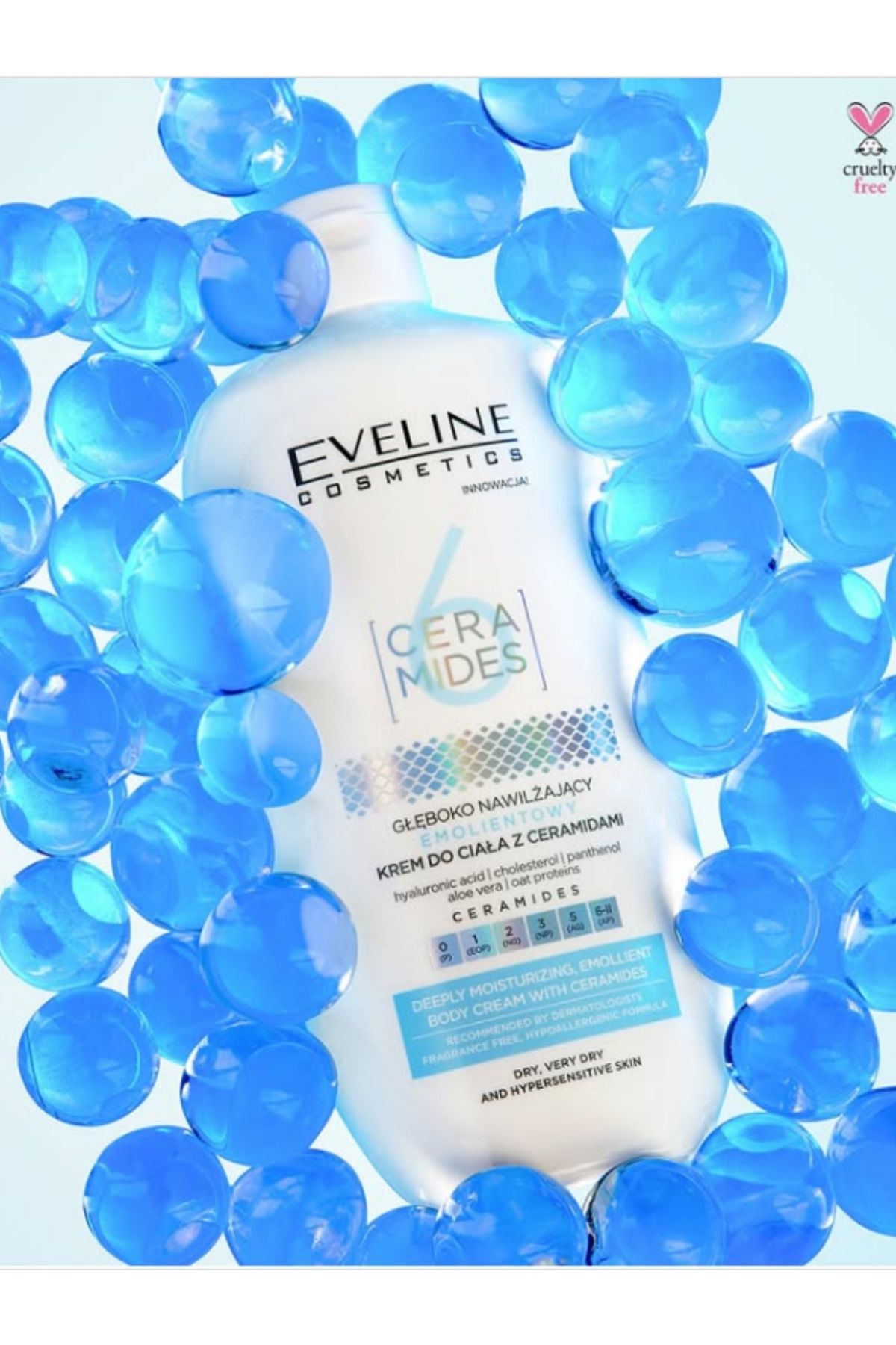 Eveline Derinlemesine Nemlendirici ve Yumuşatıcı Vücut Kremi - DEEPLY MOISTURIZING EMOLLIENT BODY CREAM