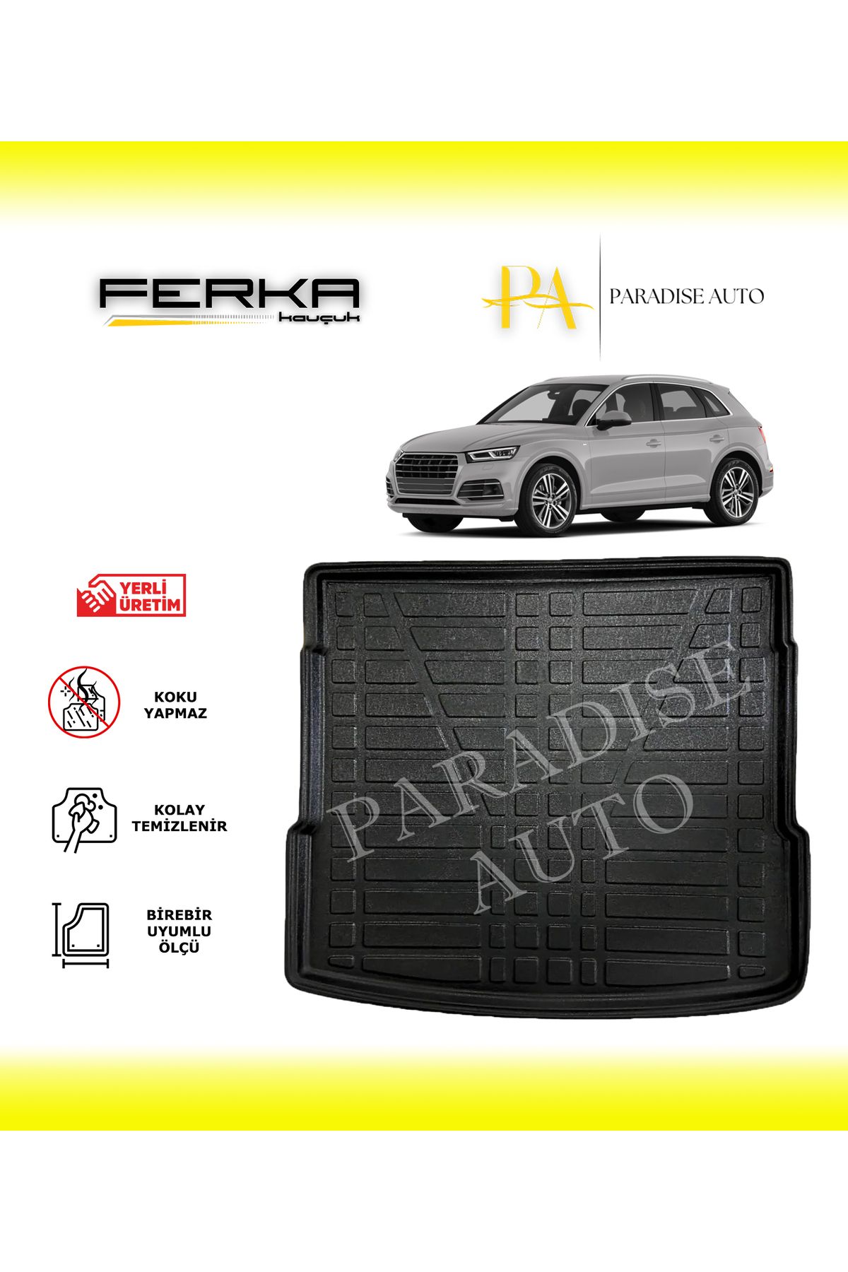 Paradise Auto Audi Q5 2017 ve Üstü Bagaj Havuzu