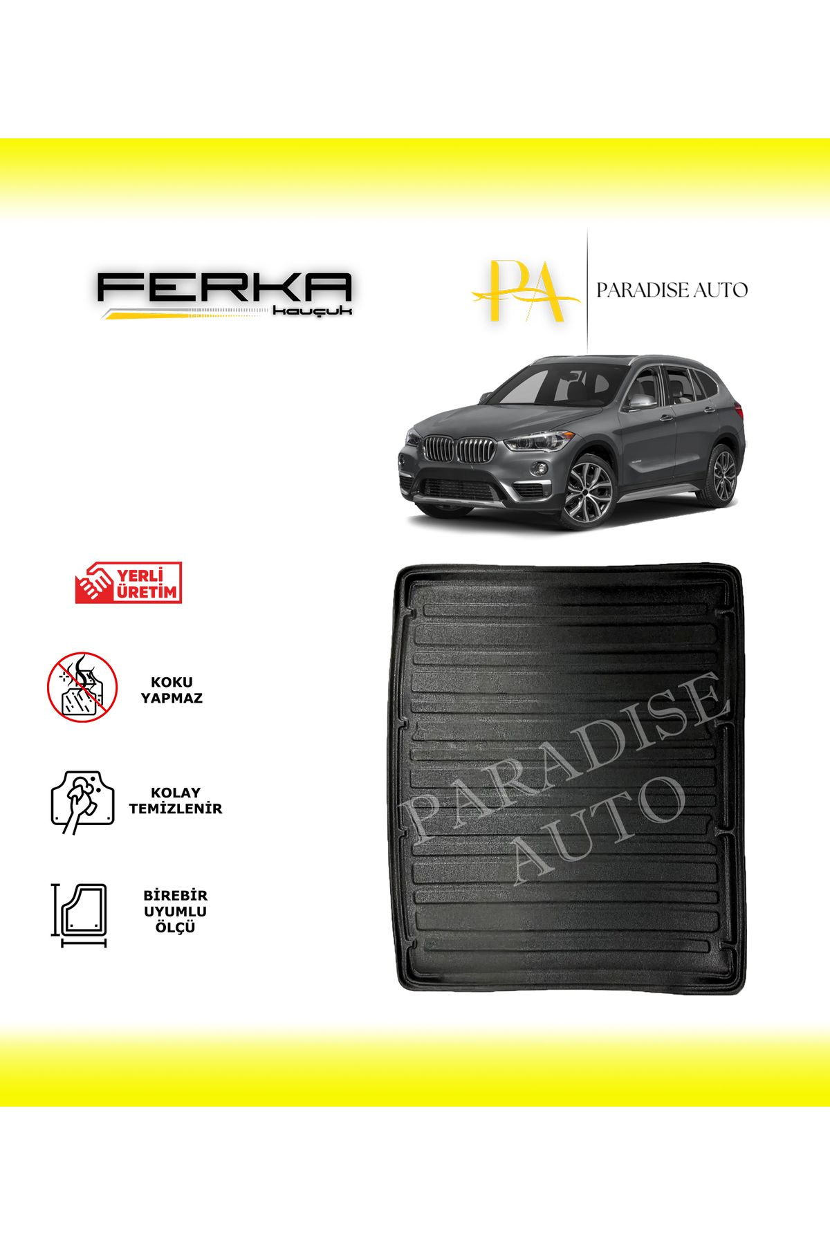 Paradise Auto BMW X1 SUV 2016 ve Üstü Bagaj Havuzu
