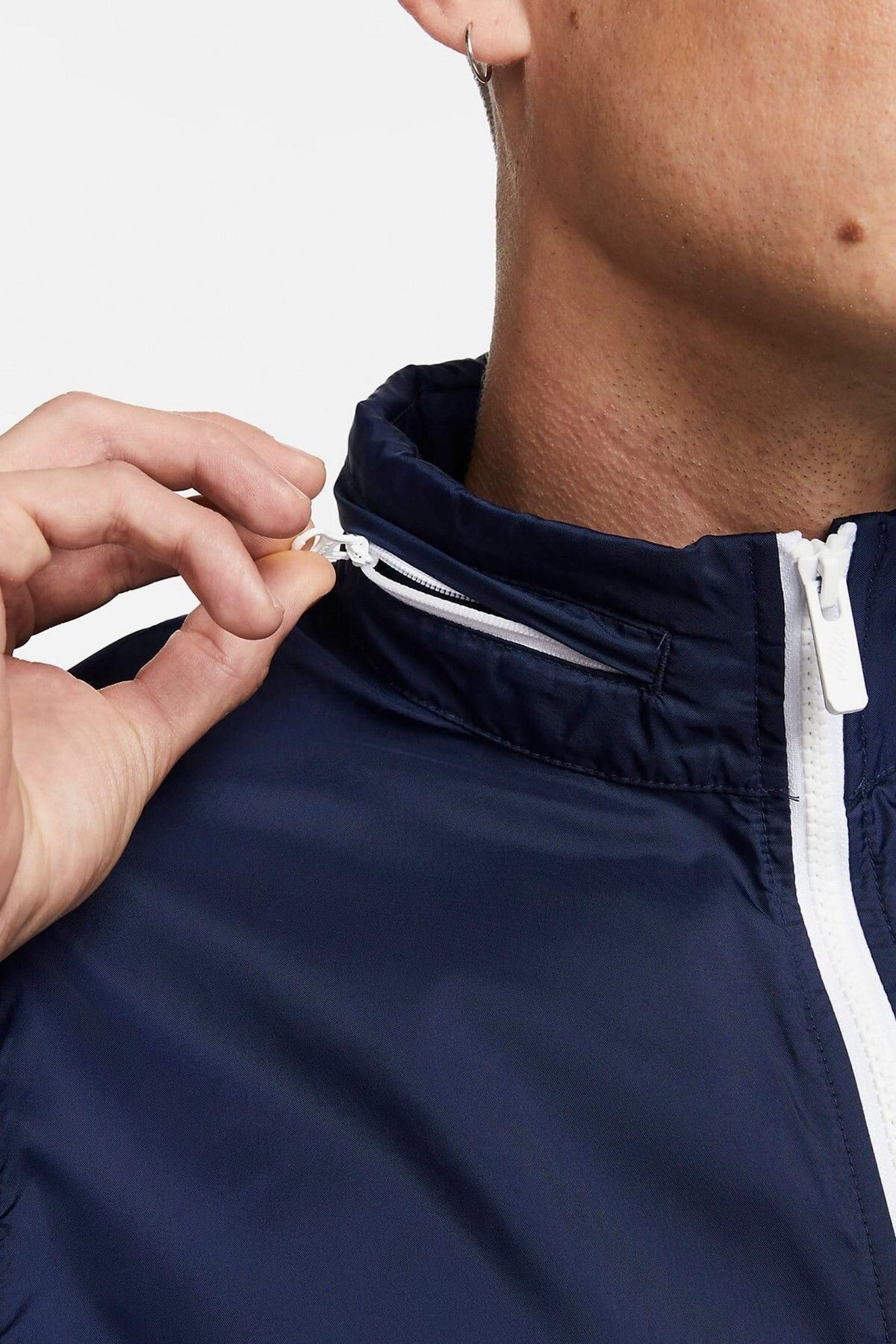 Nike-Sportswear Club Lined Woven Ανδρικό Σετ Φόρμας Ανδρικής Υφαντής Σετ Σκούρο Μπλε 4