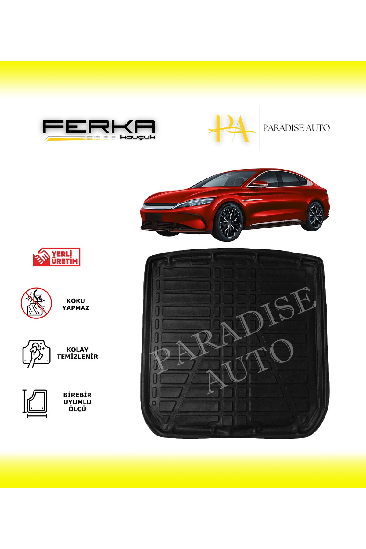 Paradise Auto BYD Han Sedan 2024 ve Üstü Bagaj Havuzu